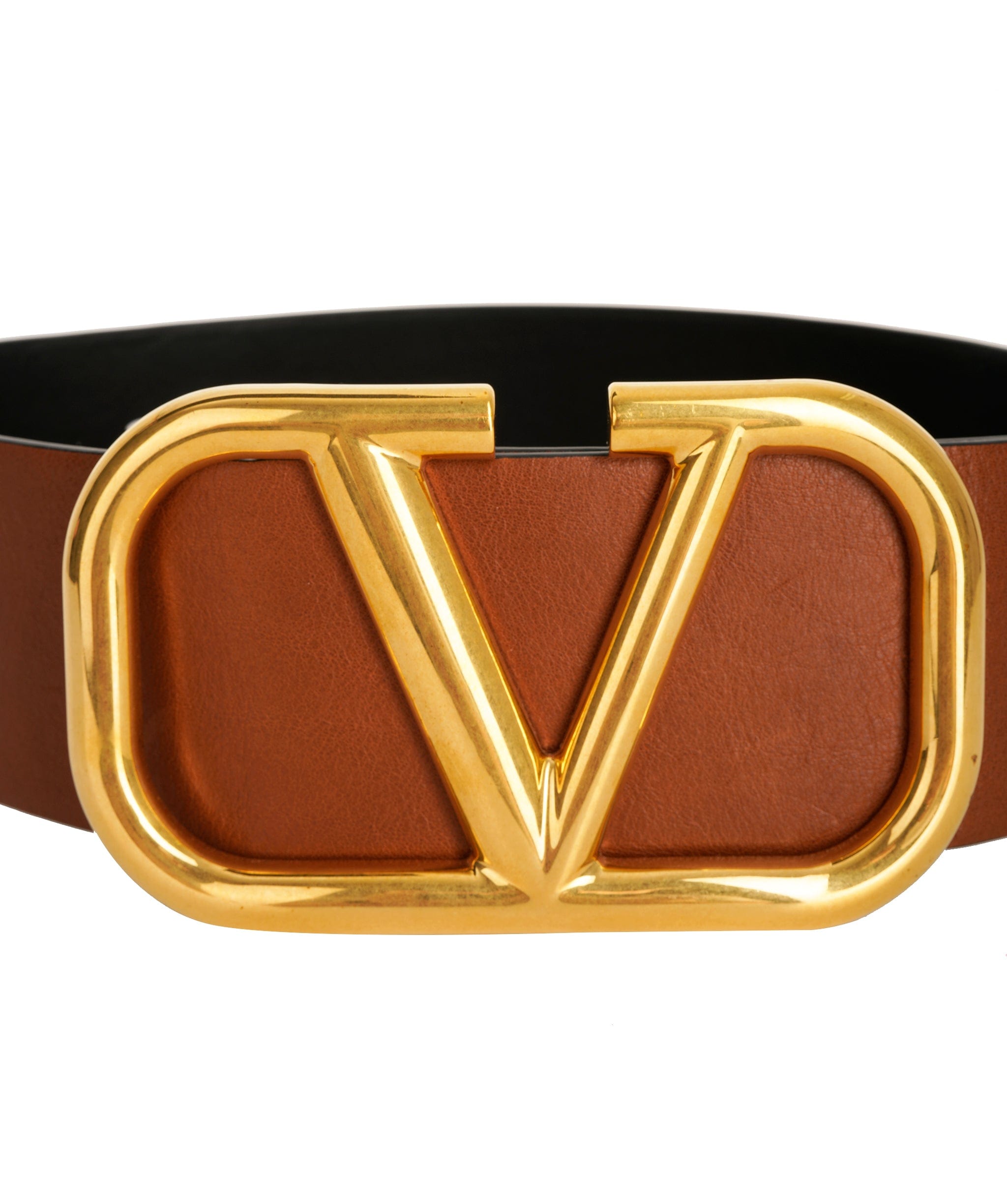 Valentino Valentino Brown Buckle Belt  ALC2734