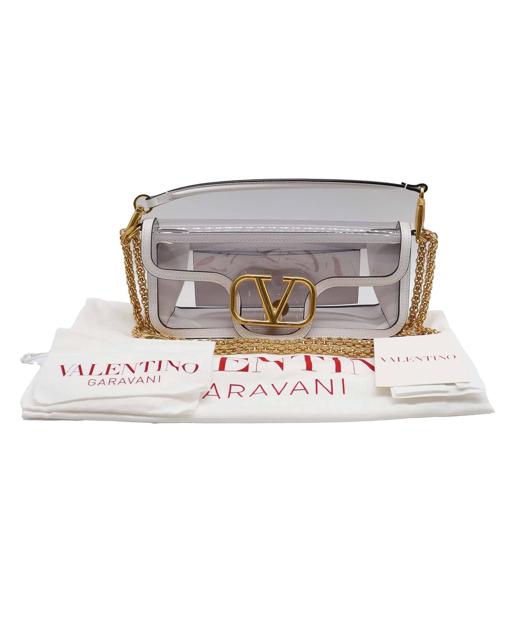 Valentino Valentino PVC V Bag Gold Hardware  AGC3021