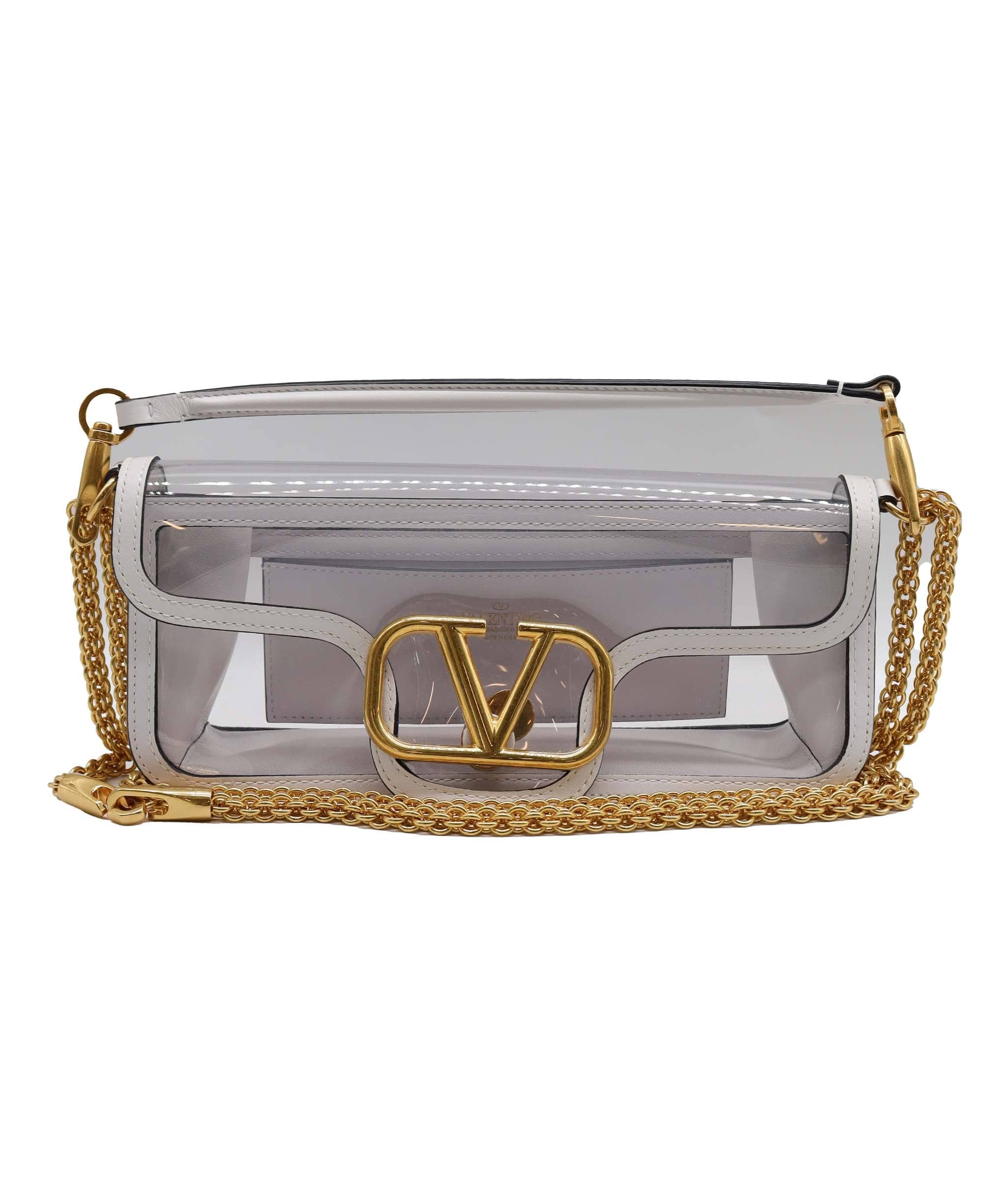 Valentino Valentino PVC V Bag Gold Hardware  AGC3021