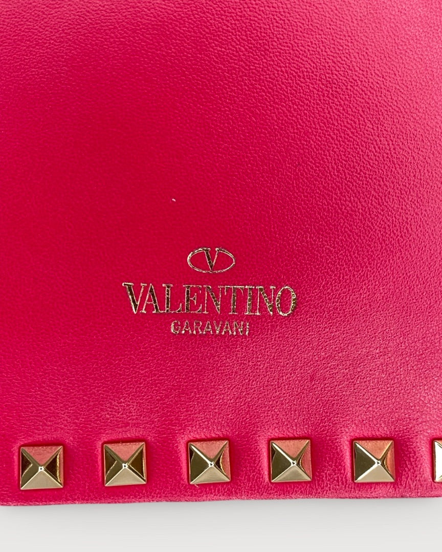 Valentino Valentino Rockstud Clutch Pink