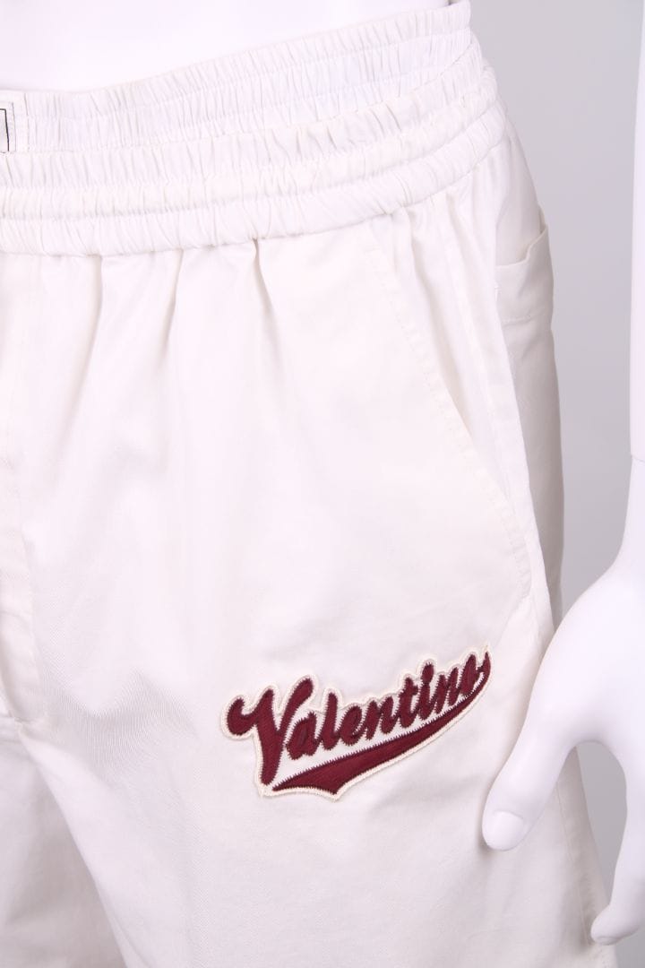 Valentino Valentino Varsity valentino set white/ Burgundy 48