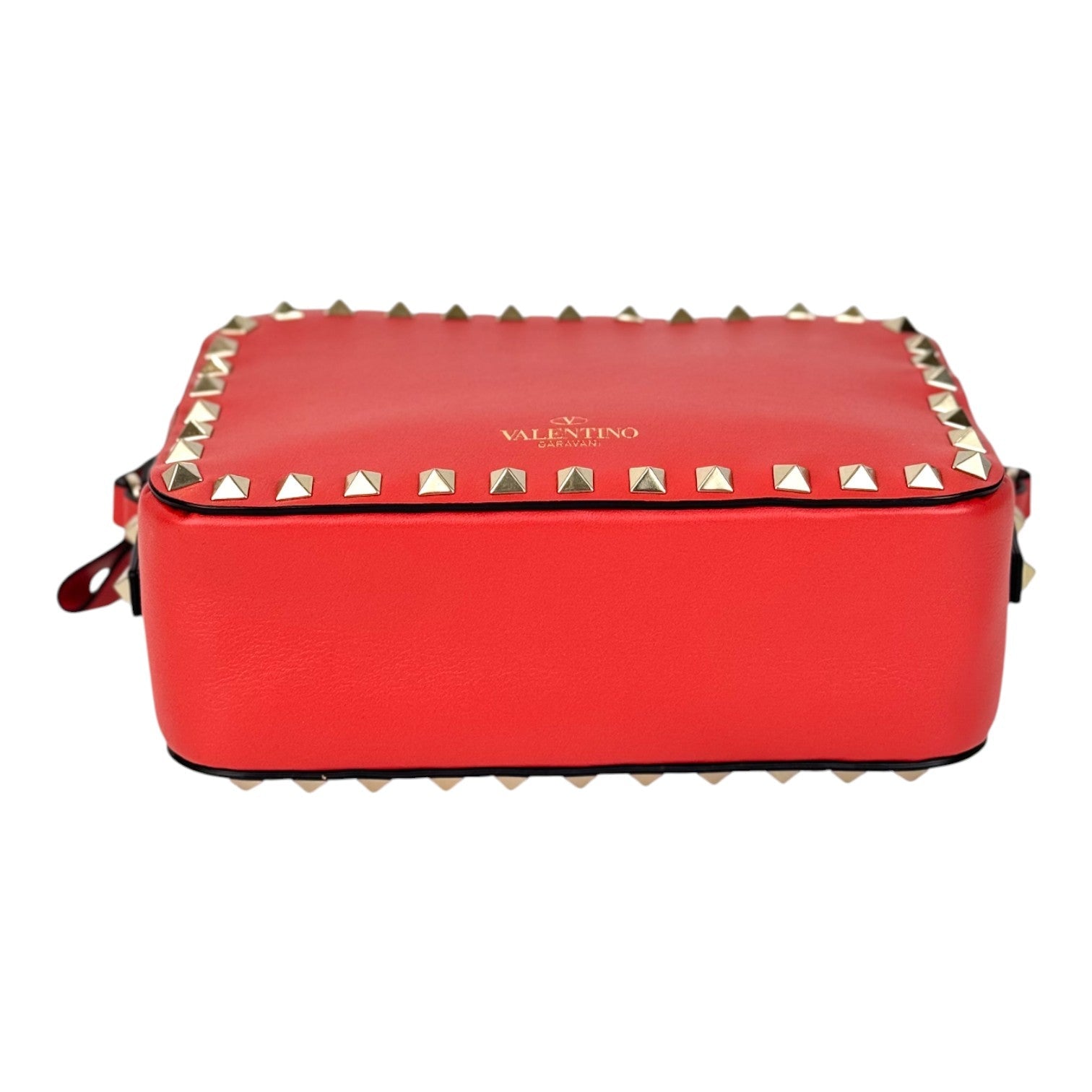 Valentino Valentino Garavani Rockstud Camera Stud Bag Red