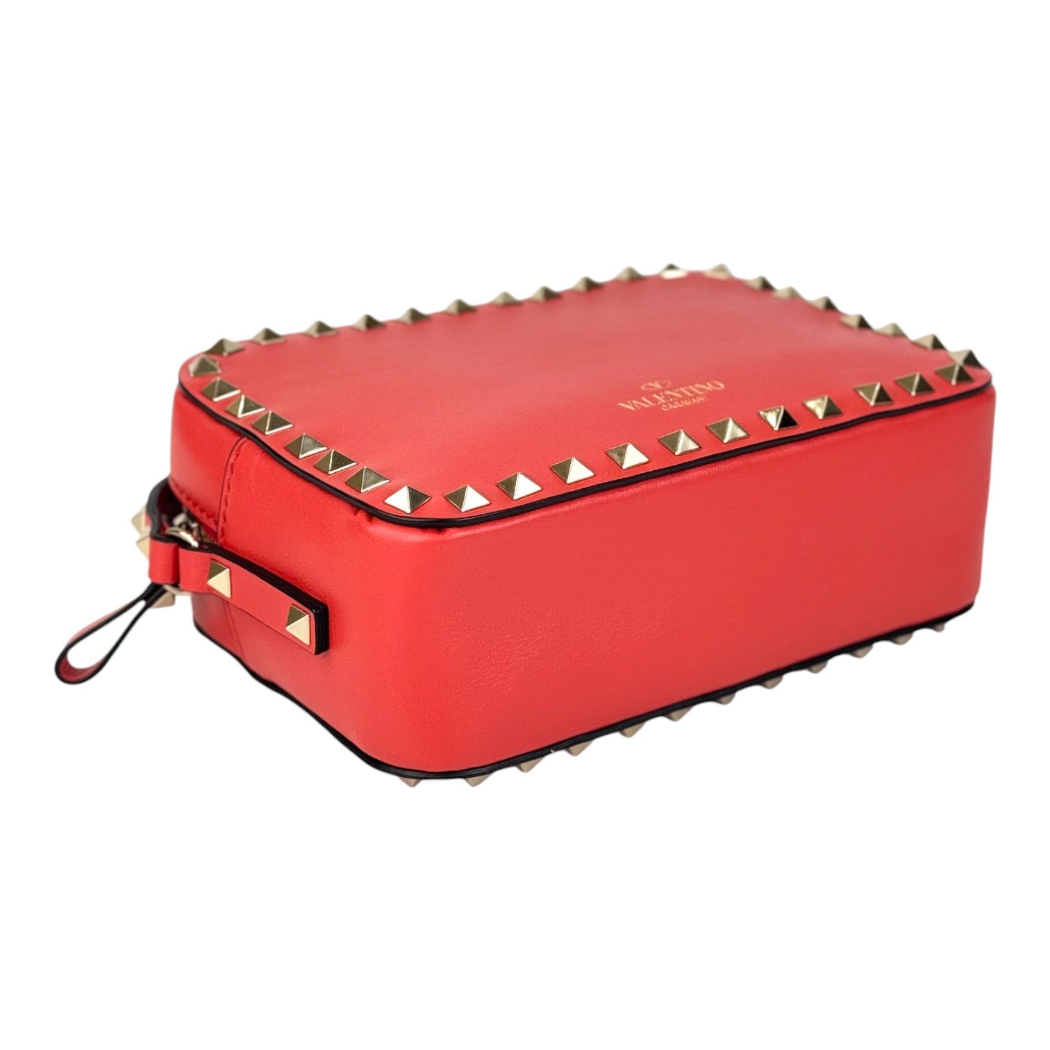Valentino Valentino Garavani Rockstud Camera Stud Bag Red