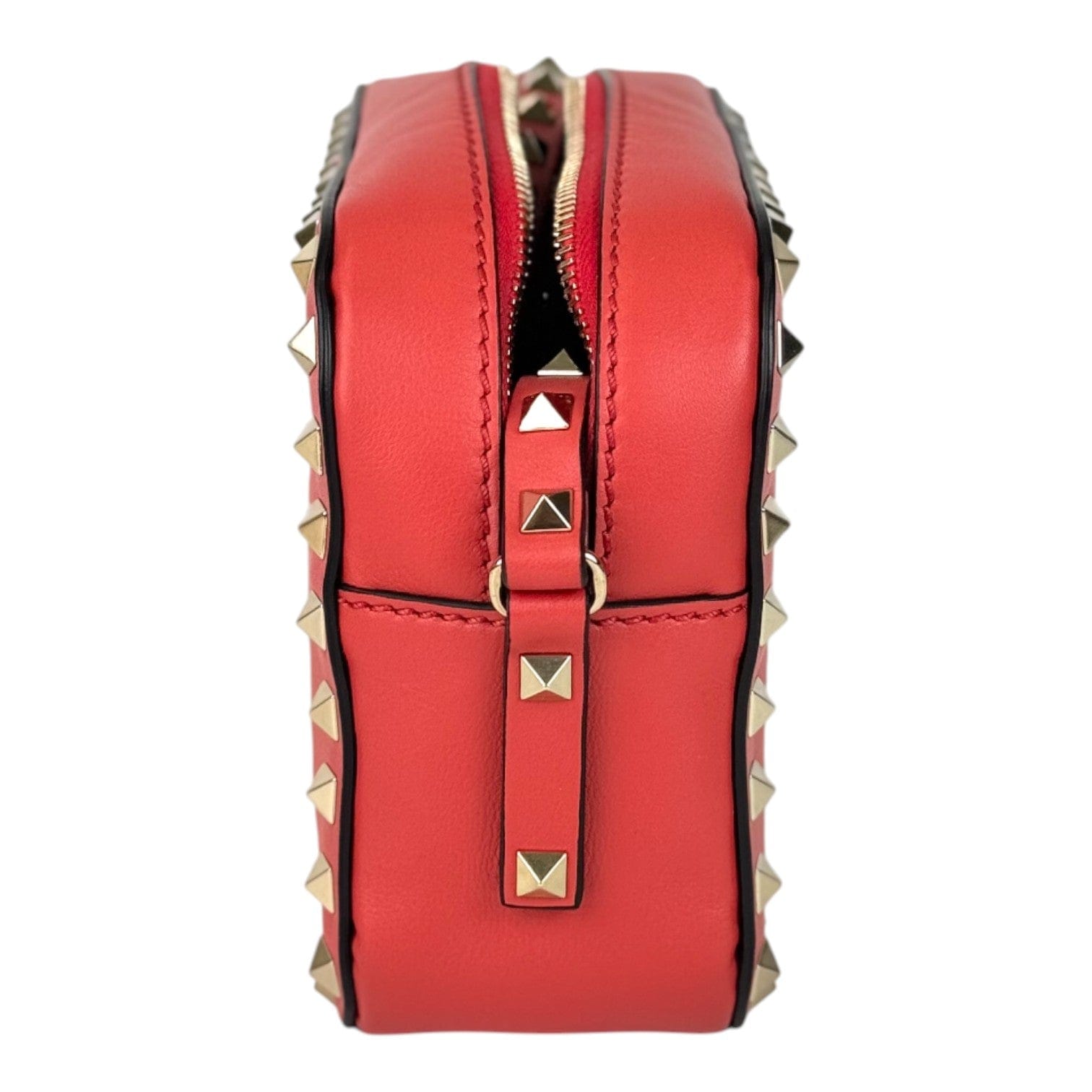 Valentino Valentino Garavani Rockstud Camera Stud Bag Red