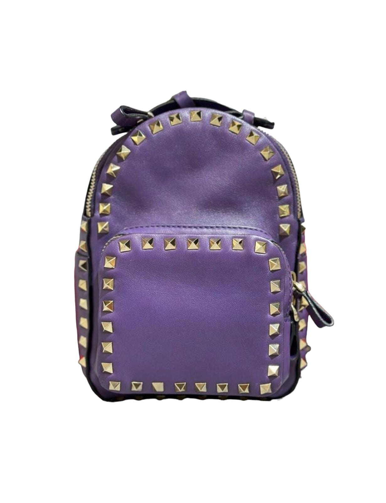 Valentino Valentino Purple Mini Stud Backpack