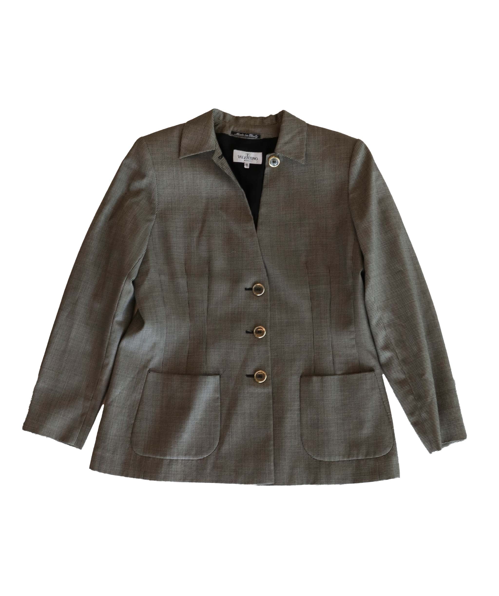 Valentino Valentino light houndtooth jacket AGC1885