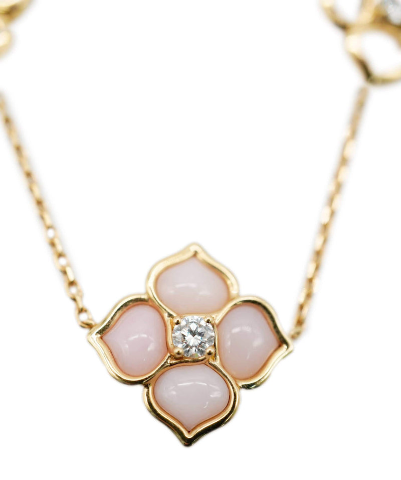 Chopard la Fleur Rose Imperiale rose quartz diamond 18K YG