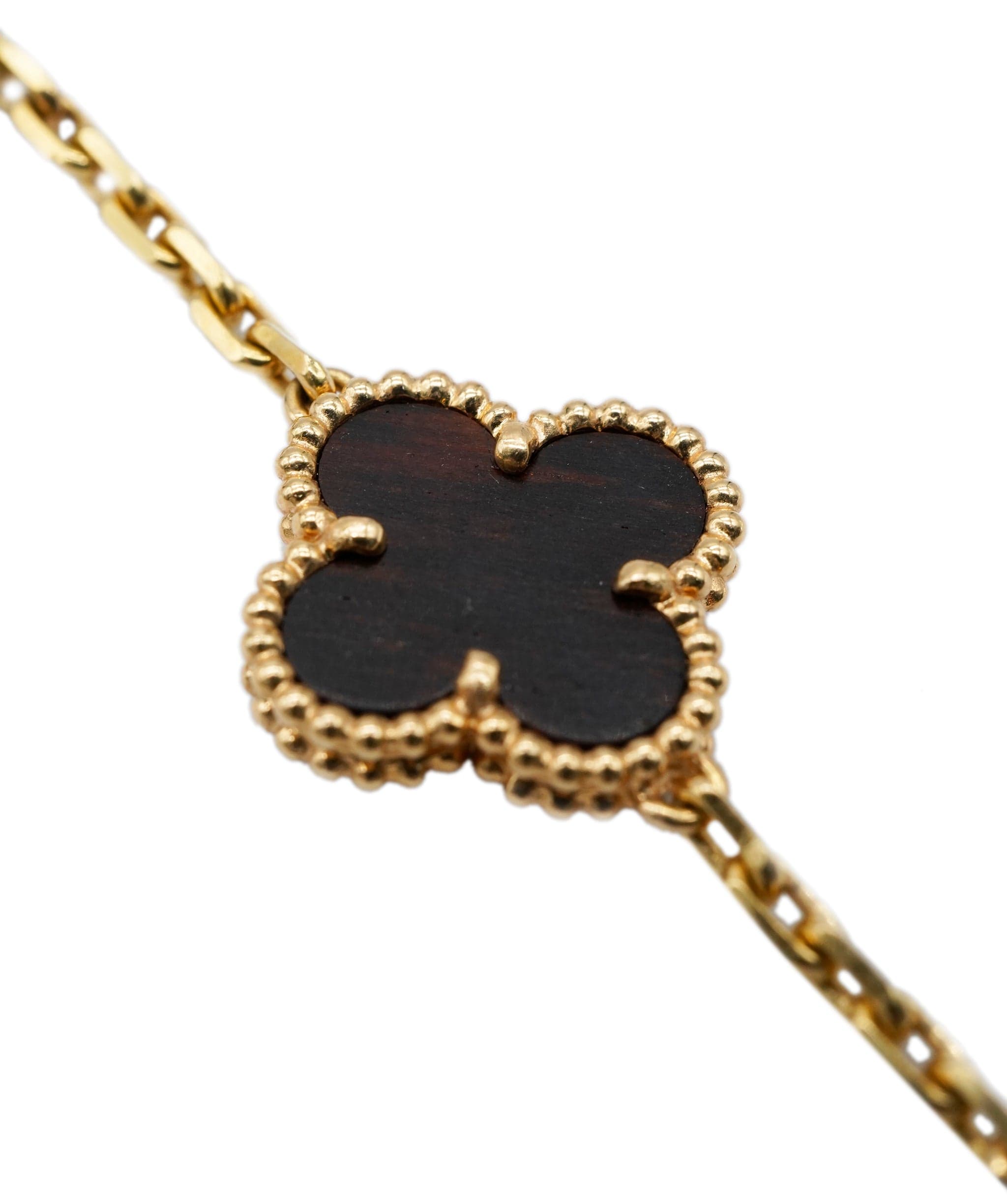 Van Cleef Van Cleef and Arples necklace Rose gold and wood ASL4405