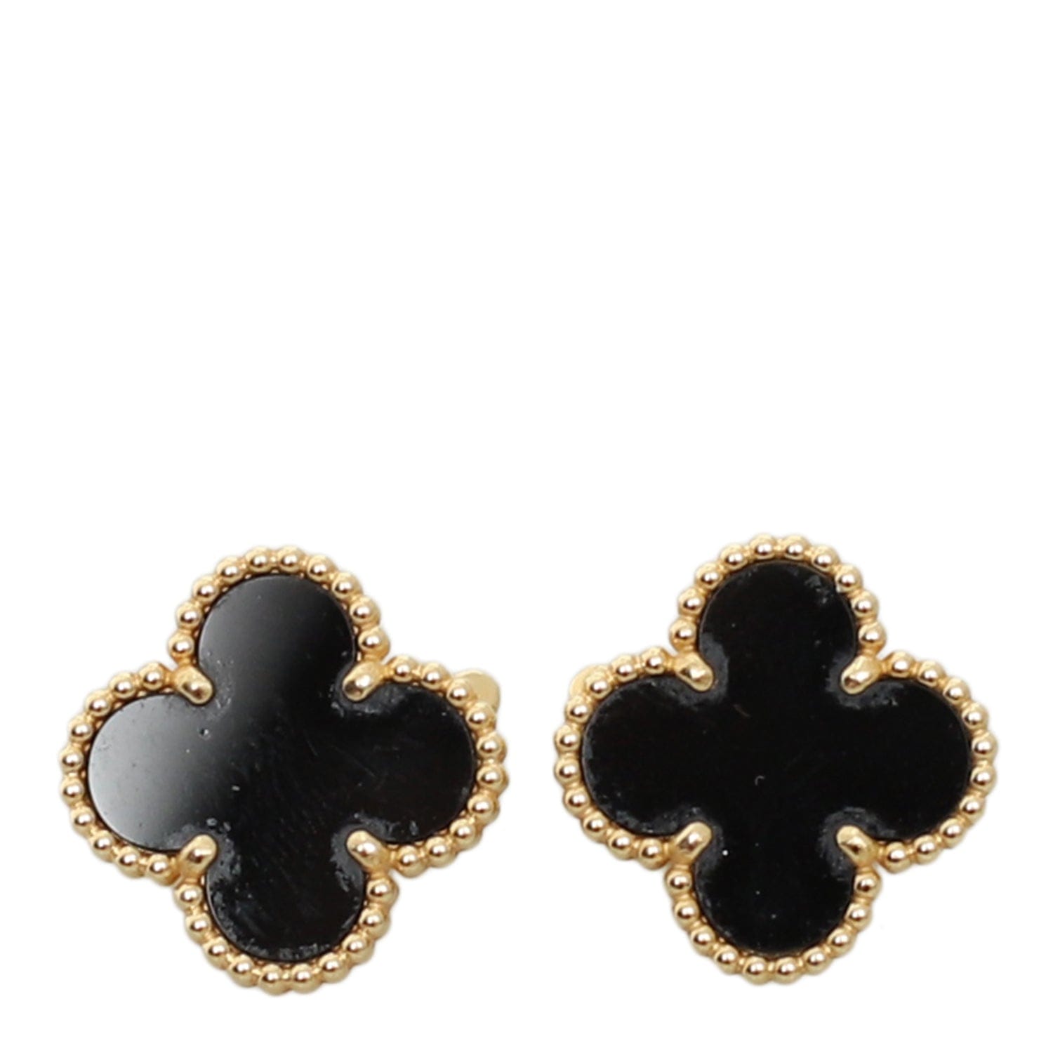 Van Cleef & Arpels Van Cleef & Arpels Vintage Alhambra Earrings - Onyx