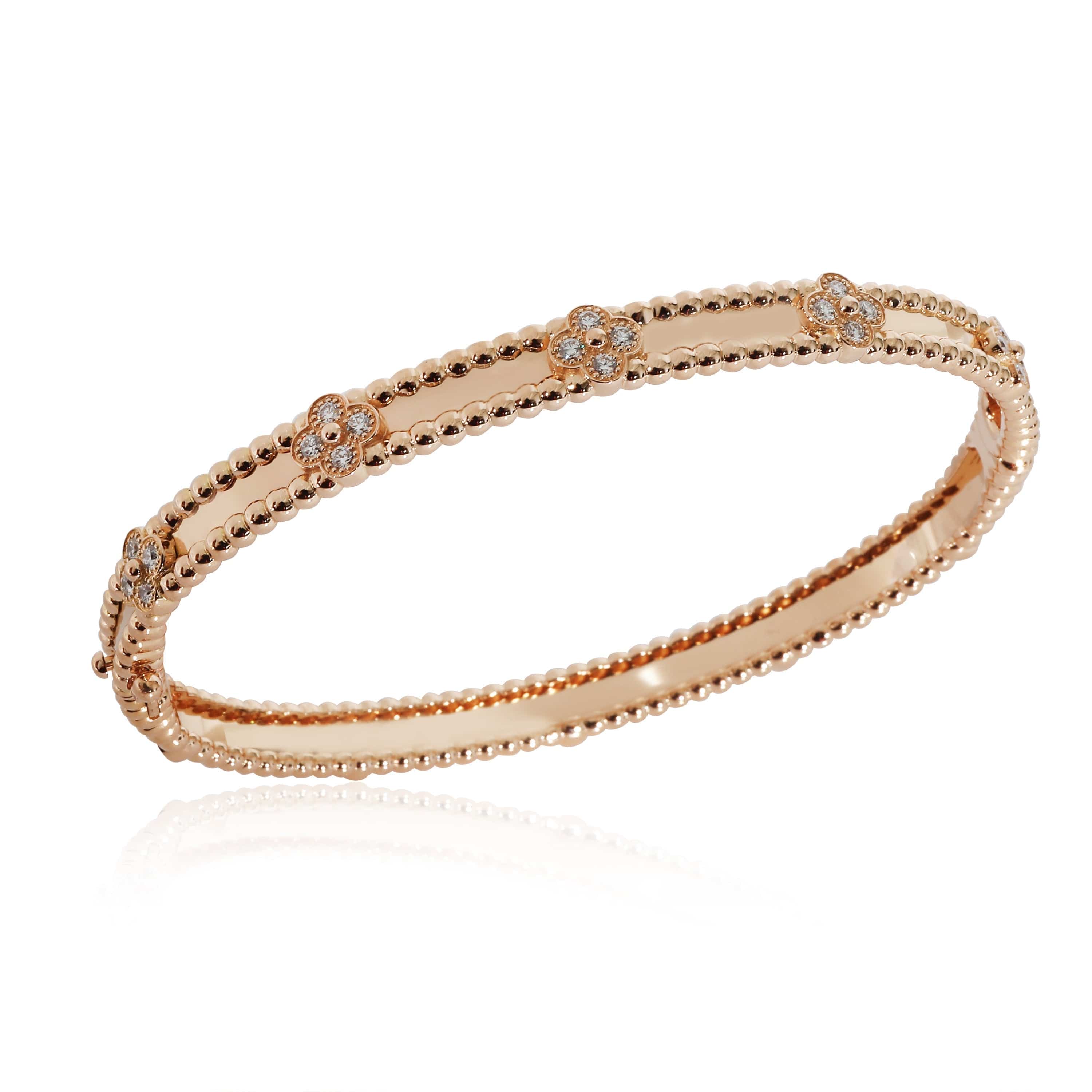 Van Cleef & Arpels Van Cleef & Arpels Perlee Bracelet in 18k Rose Gold 0.68 CTW