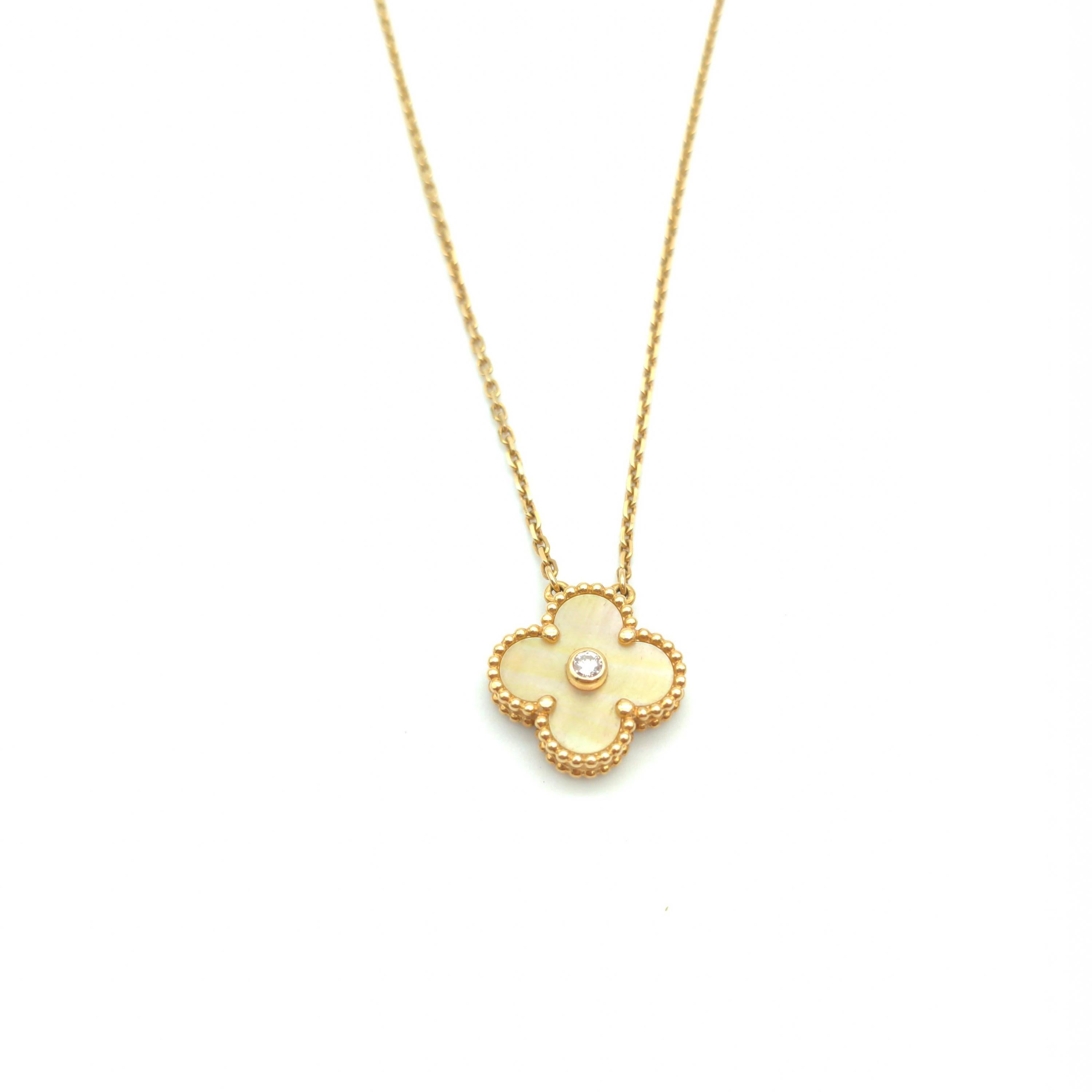 Van Cleef & Arpels Van Cleef&Arpels Necklace, Vintage Alhambra, 750 Gold ALC3305