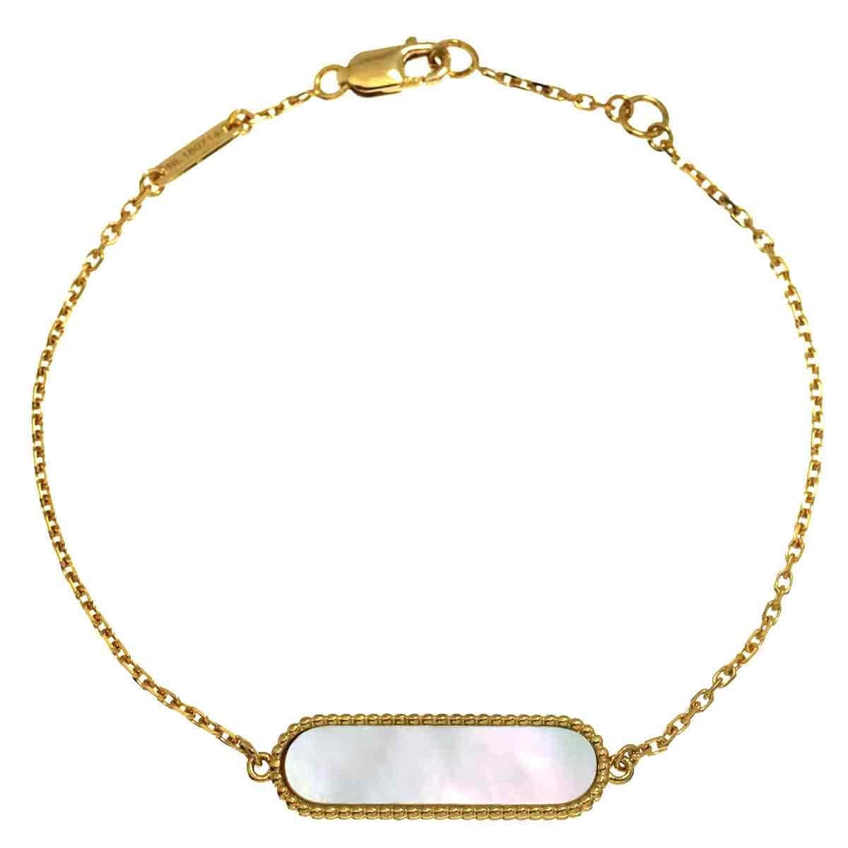 Van Cleef Arpels Van Cleef Arpels Sweet Alhambra MOP Bracelet 18K YG 750 90305793