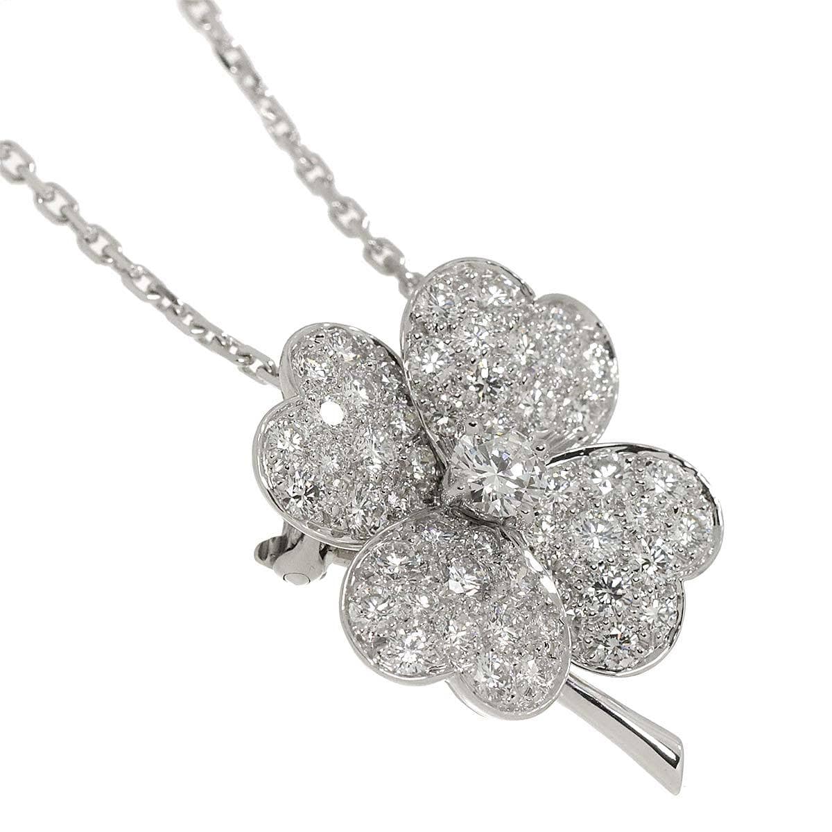 Van Cleef Arpels Van Cleef Arpels Diamond Necklace Brooch 18K White Gold 750 90279851