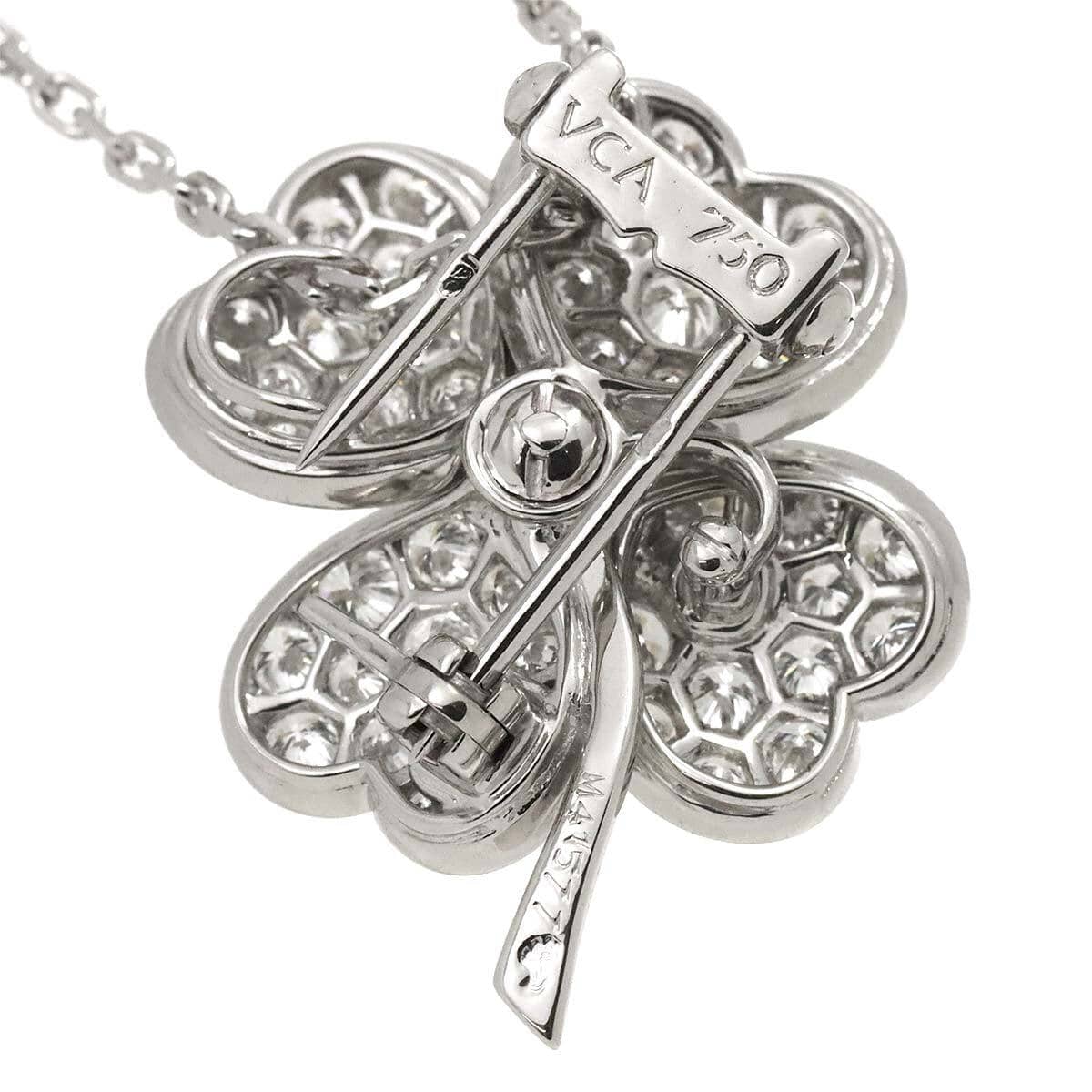 Van Cleef Arpels Van Cleef Arpels Diamond Necklace Brooch 18K White Gold 750 90279851