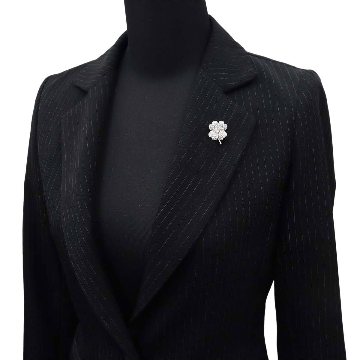 Van Cleef Arpels Van Cleef Arpels Diamond Necklace Brooch 18K White Gold 750 90279851