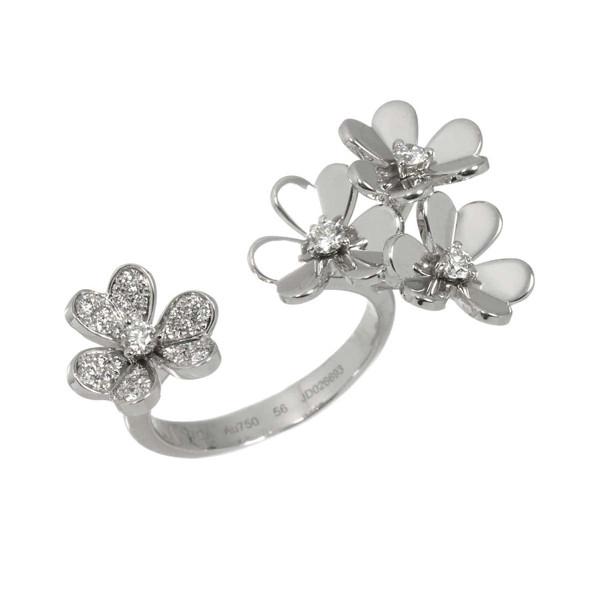 Van Cleef Arpels Van Cleef Arpels FRIVOLE Diamond Ring 18K WG 750 size56 7.5(US) 90306611