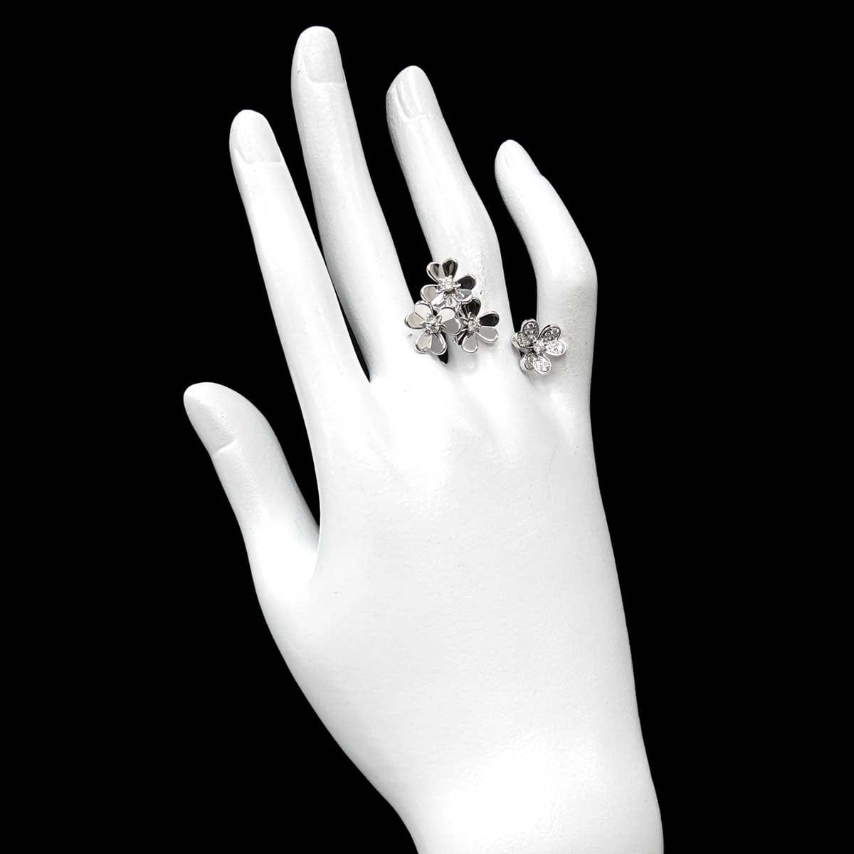 Van Cleef Arpels Van Cleef Arpels FRIVOLE Diamond Ring 18K WG 750 size56 7.5(US) 90306611
