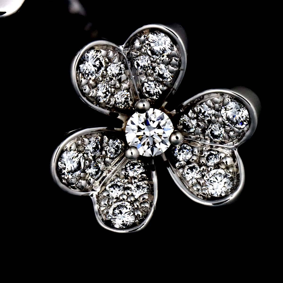 Van Cleef Arpels Van Cleef Arpels FRIVOLE Diamond Ring 18K WG 750 size56 7.5(US) 90306611