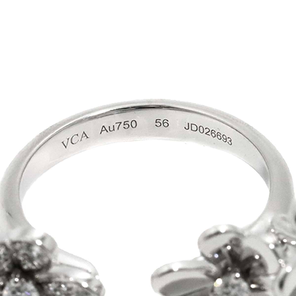 Van Cleef Arpels Van Cleef Arpels FRIVOLE Diamond Ring 18K WG 750 size56 7.5(US) 90306611