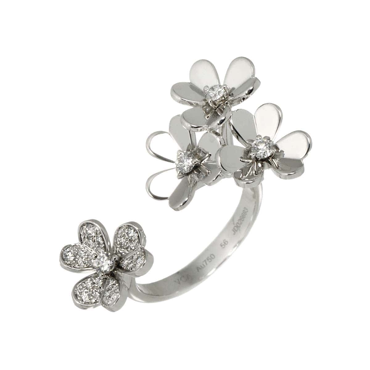 Van Cleef Arpels Van Cleef Arpels FRIVOLE Diamond Ring 18K WG 750 size56 7.5(US) 90306611