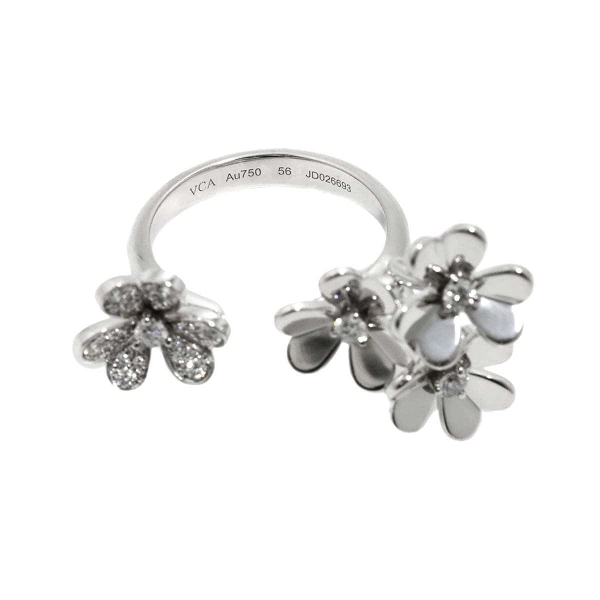 Van Cleef Arpels Van Cleef Arpels FRIVOLE Diamond Ring 18K WG 750 size56 7.5(US) 90306611