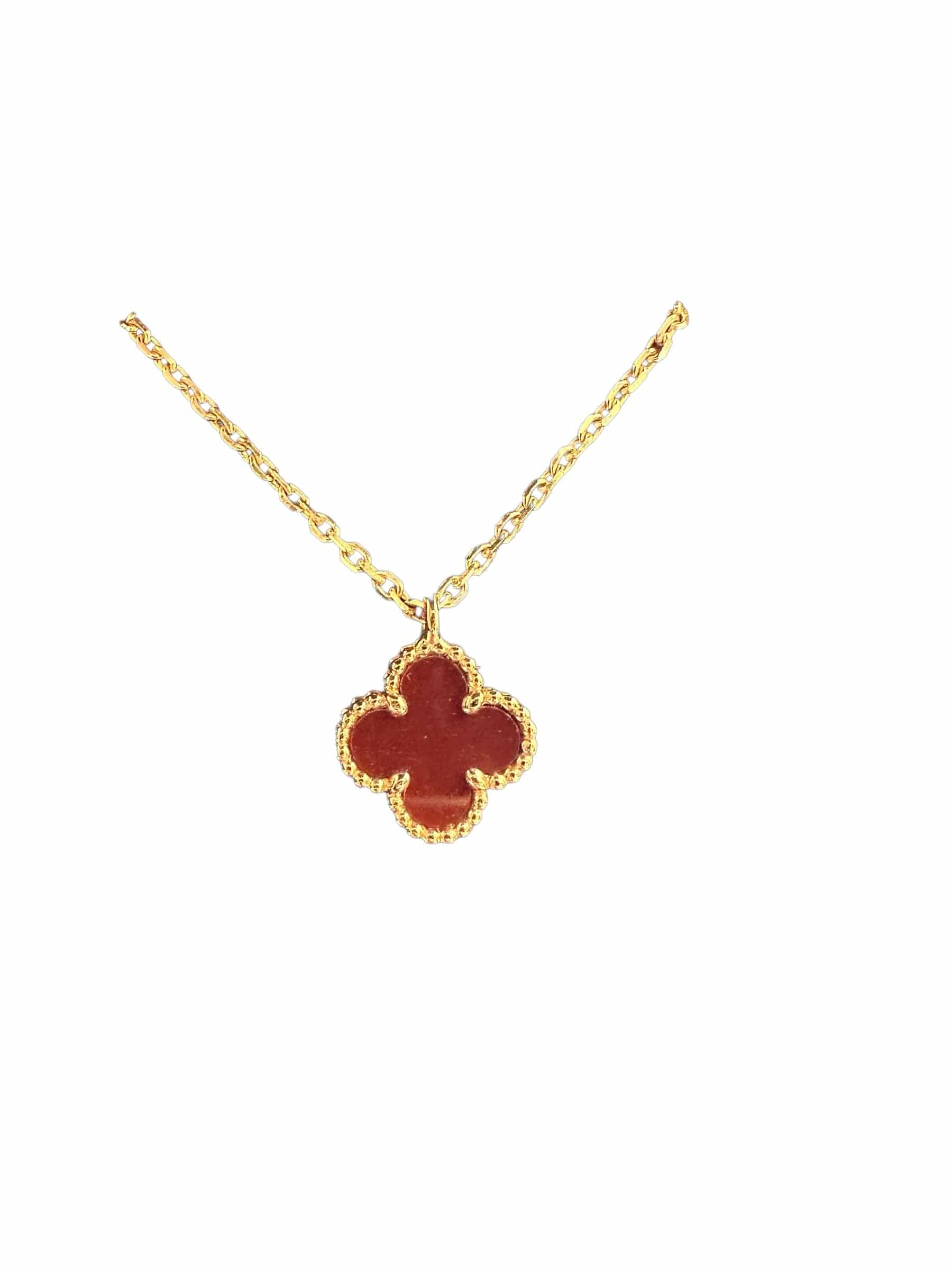 Van Cleef & Arpels VCA Sweet Carnelian Alhambra in Rose Gold