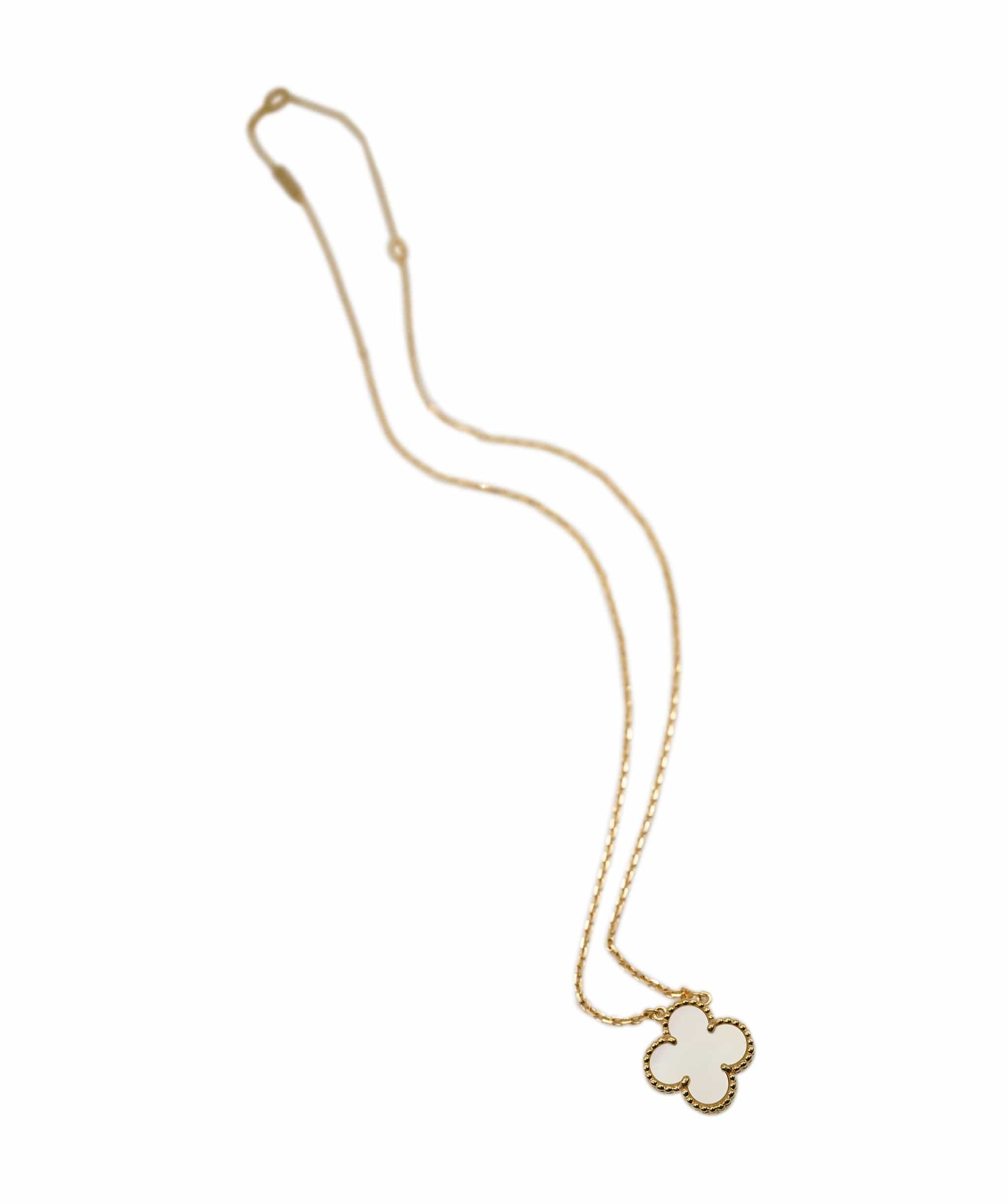 Van Cleef VCA alhambra necklace M 42 CM ASC1759