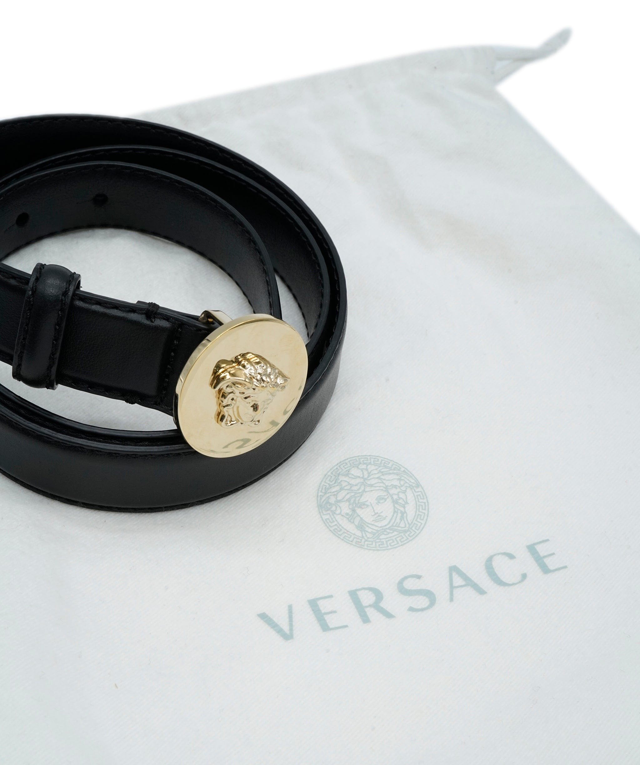 Versace Versace Belt Black Medusa ALC1014
