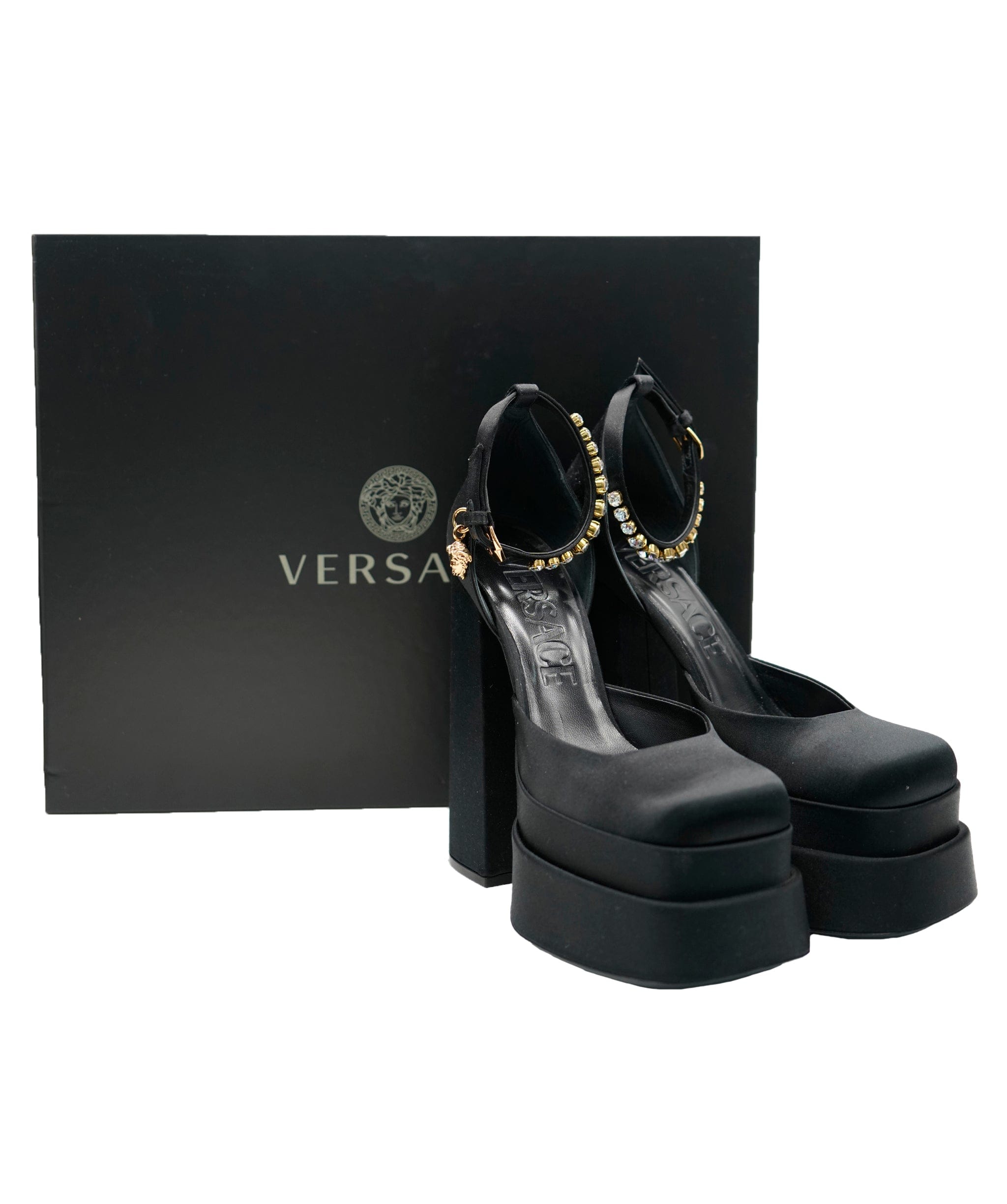 Versace Versace Black Medusa Platform heels  ALC1018