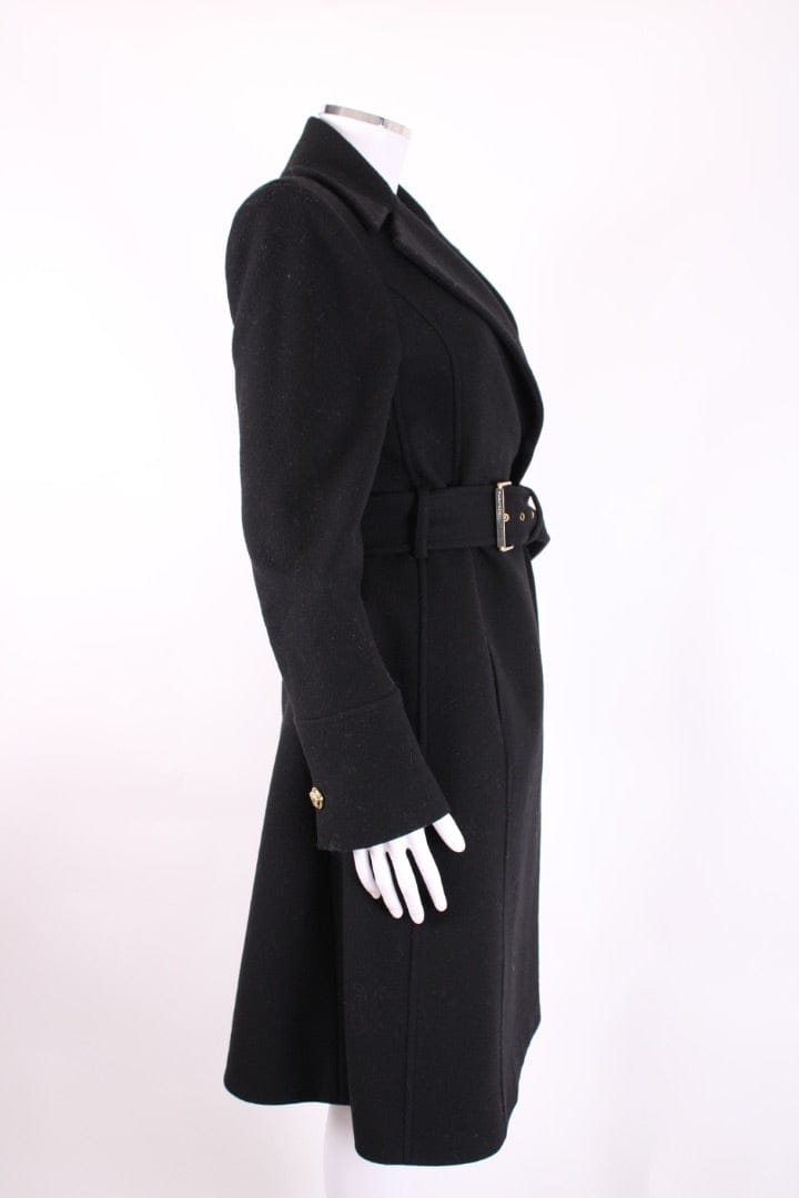 Versace Versace Wool Coat Black