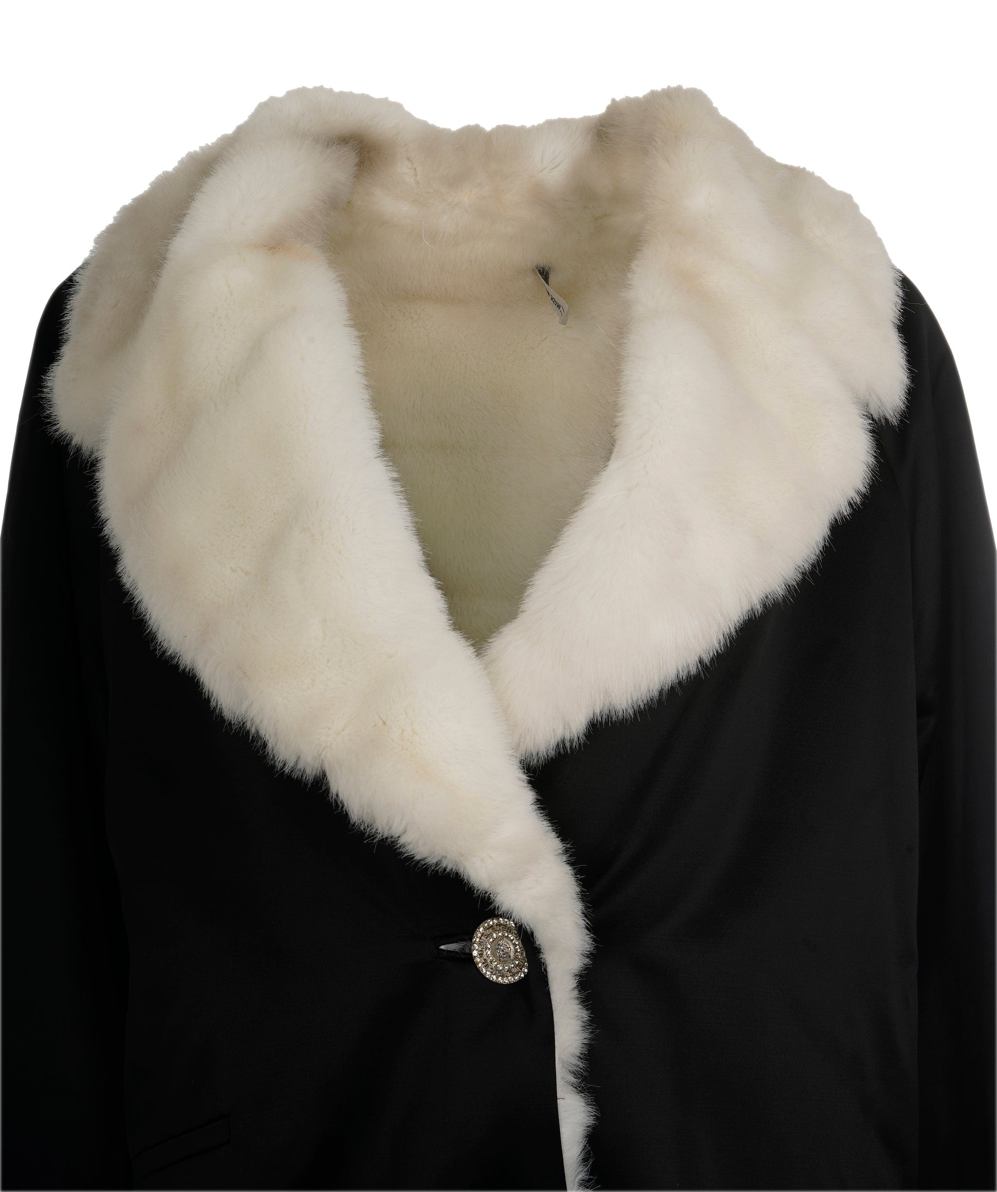 Versace Versace Black and White Fur Jacket ALC1893