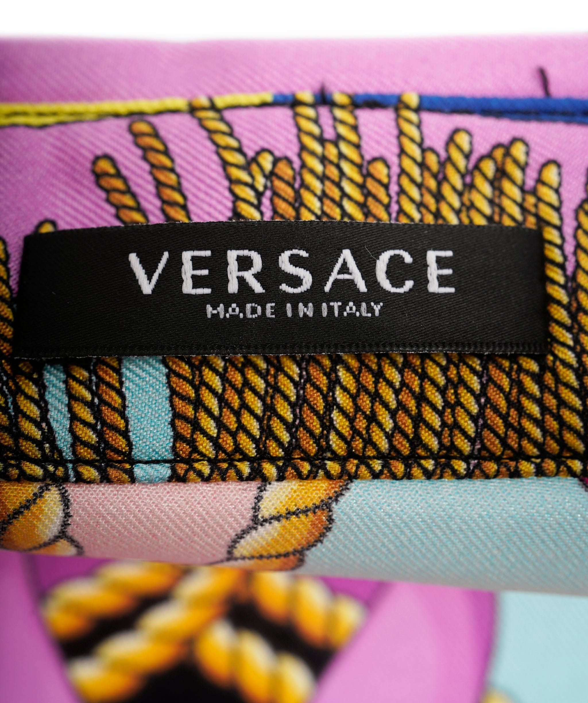 Versace Versace Multicolour Silk Iconic Baroque Shirt ABC1007