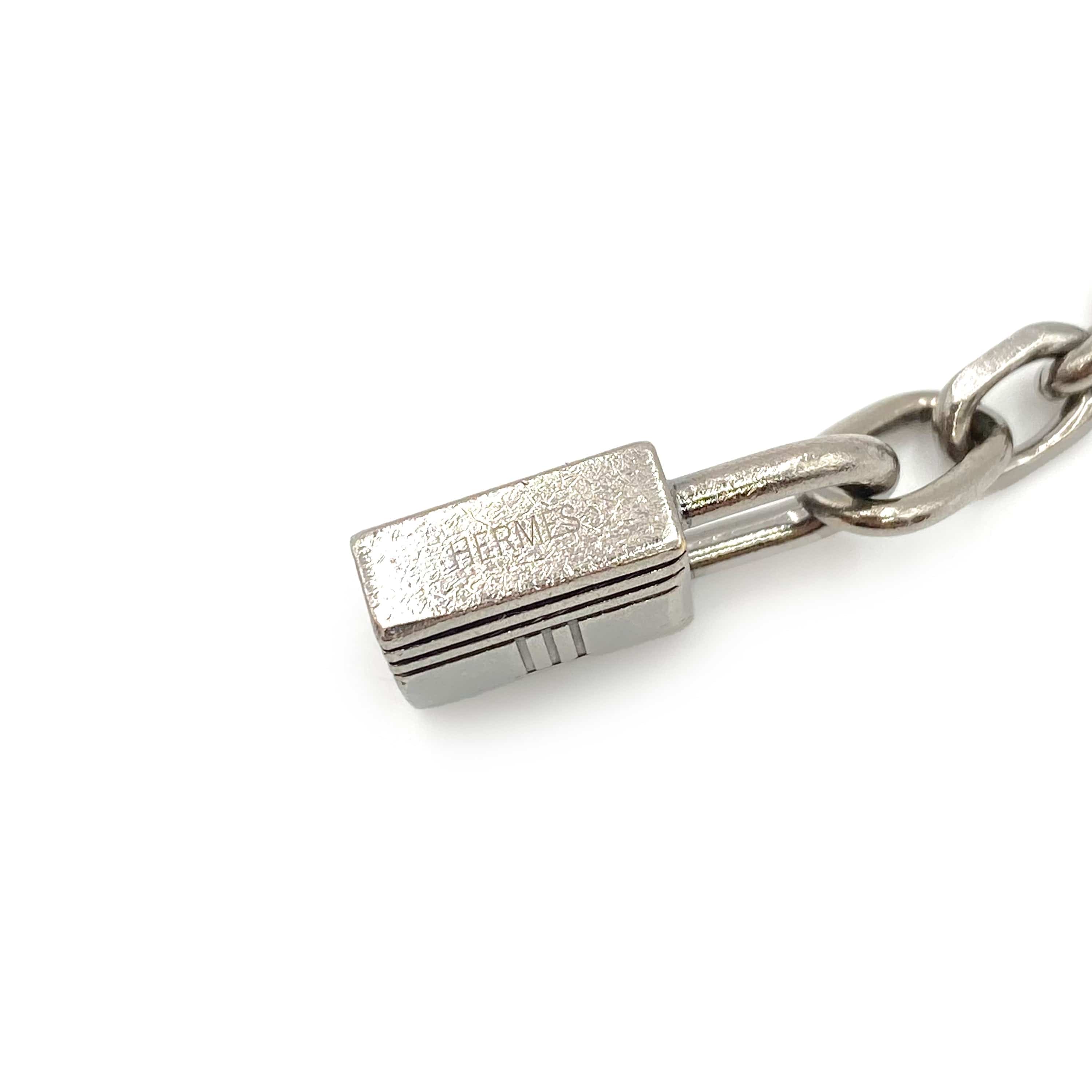 VINTAGE LOVER PURPOSE Hermes Breloque Charm Palladium 90240428