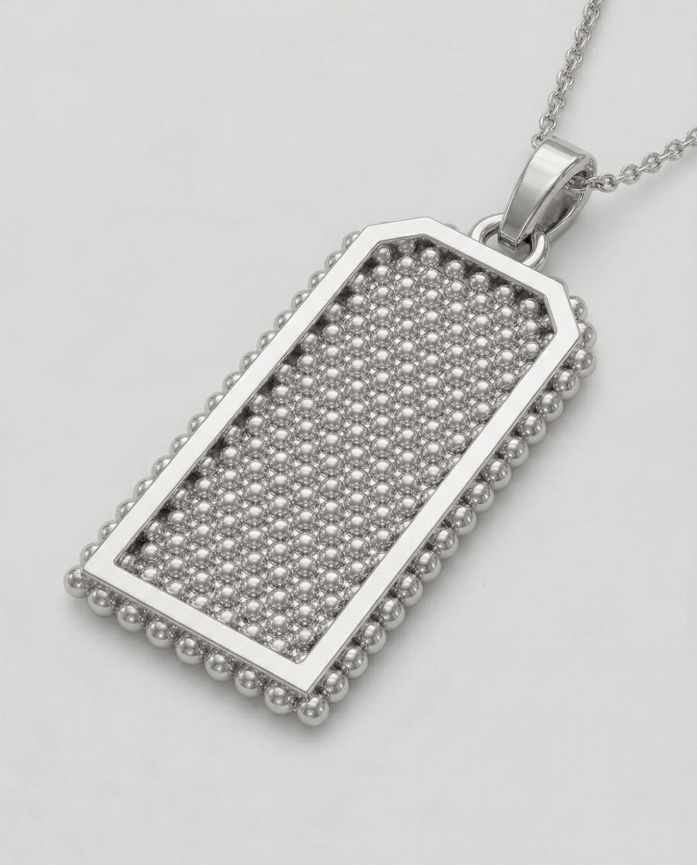 Cartouche Pendant Large