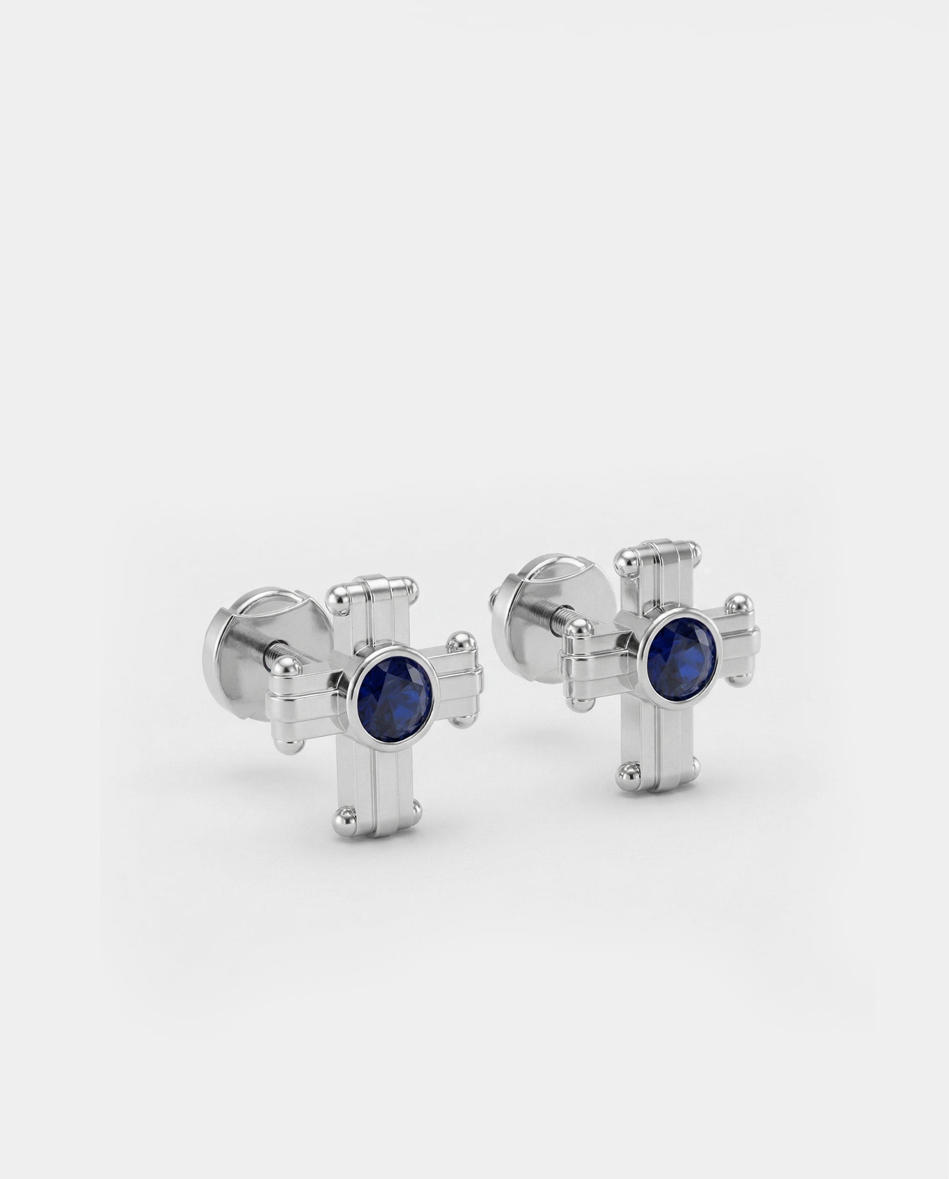 Rivet Ear Cross Studs