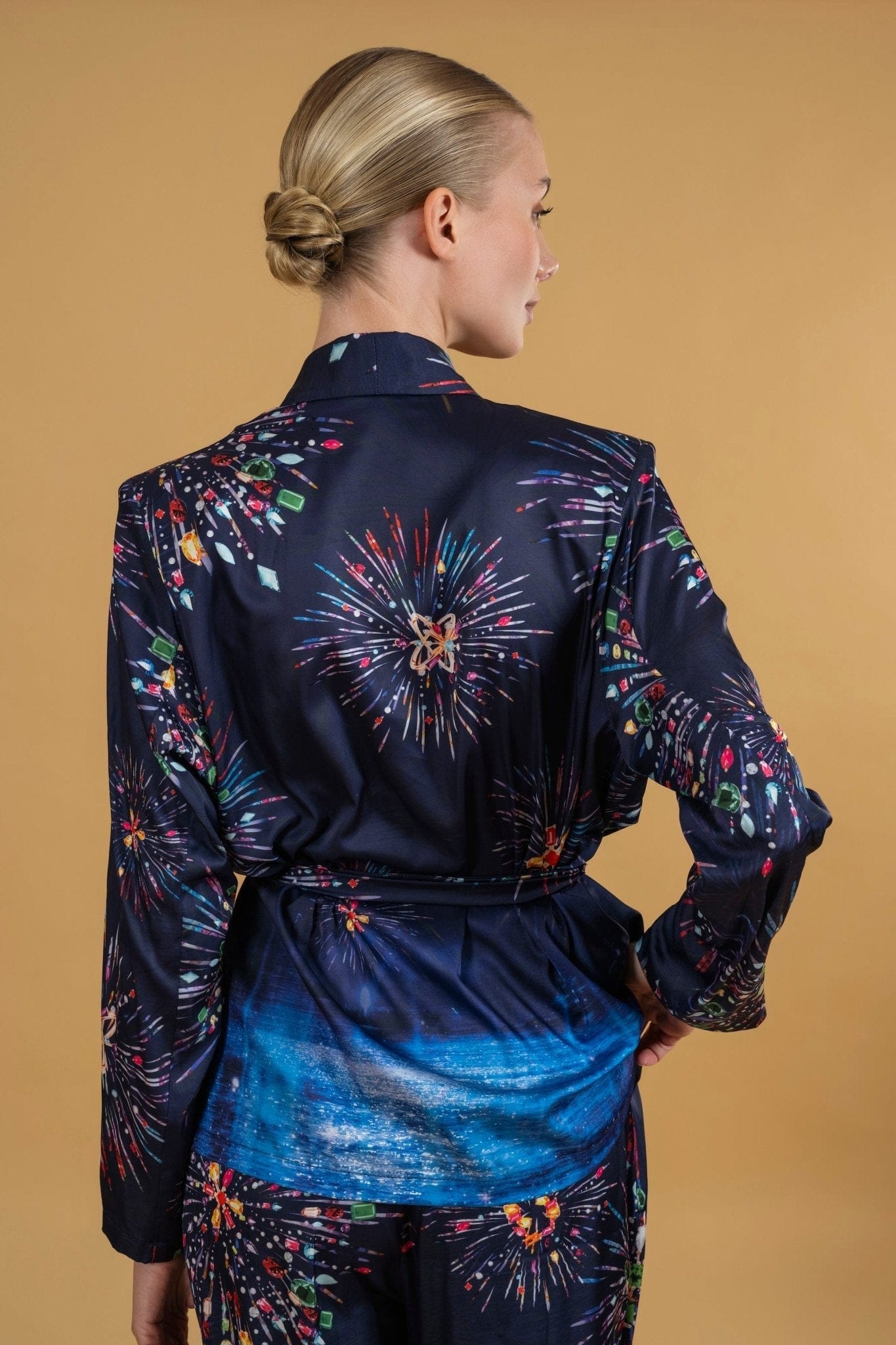 White Hello Trouser Jackomo Firework Navy|سروال Firework