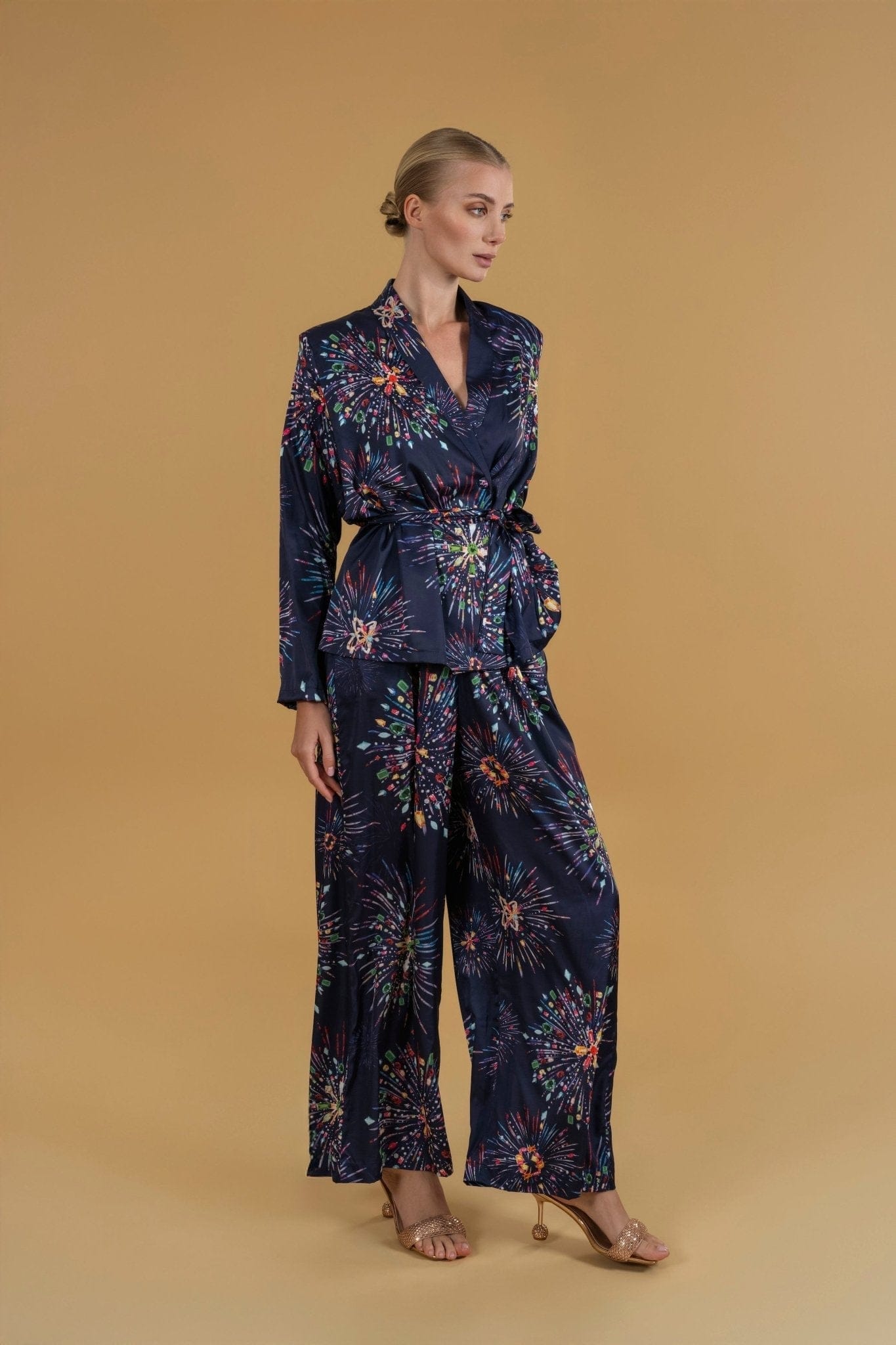 White Hello Trouser Jackomo Firework Navy|سروال Firework