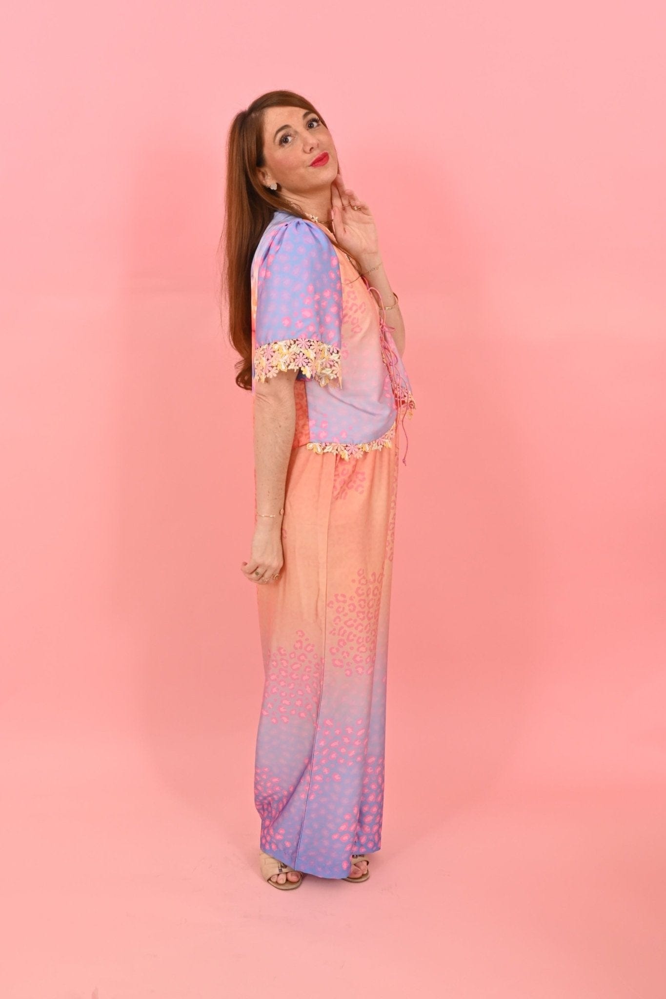 White Hello Trouser Jackomo  Leo Gradient|سروال