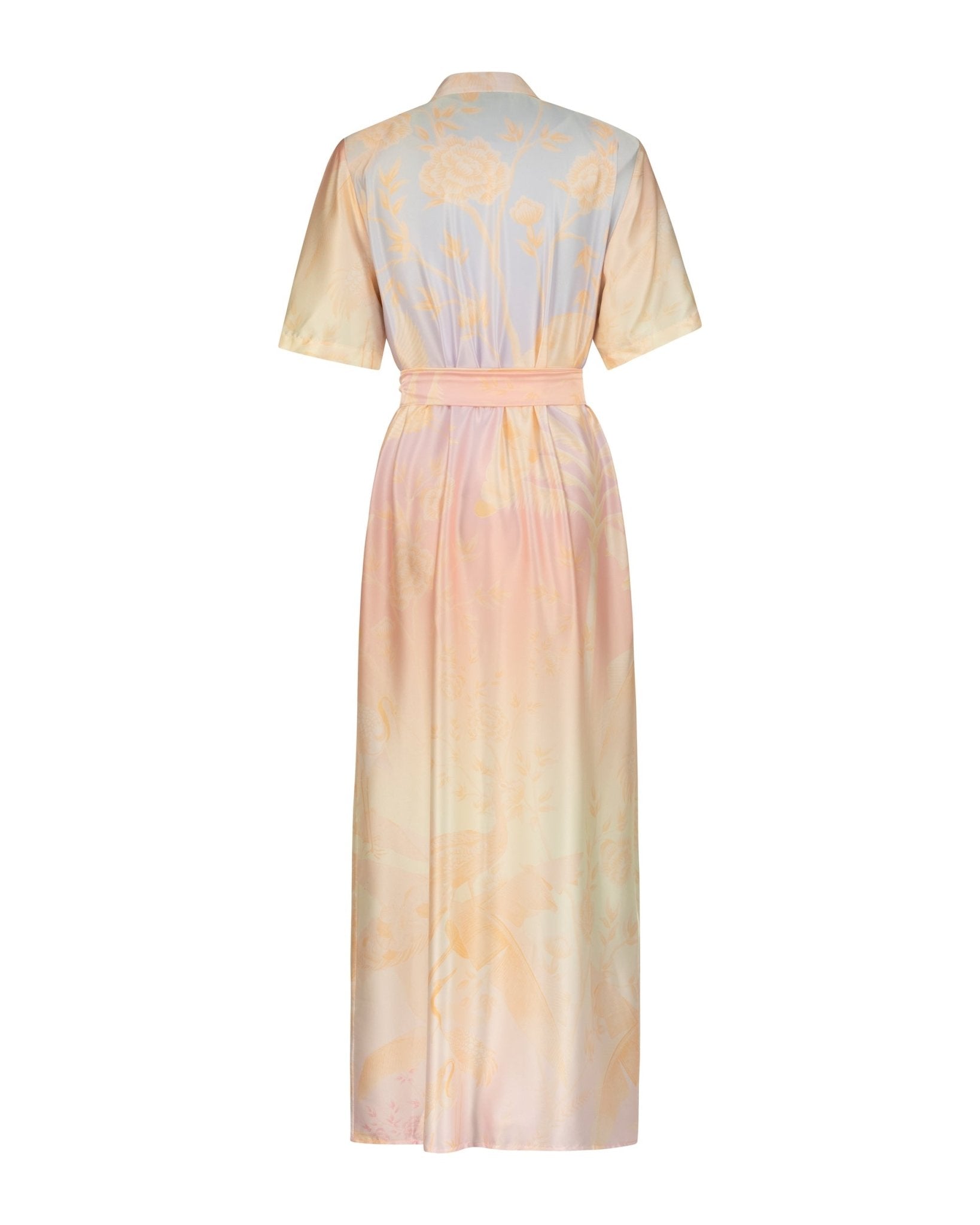 WhiteHello Dress Melba Peacock Gradient / فستان نسائي Melba