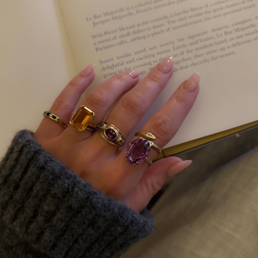 Willow Fine Jewellery 9ct Gold Diamond and Sapphire Eternity Ring