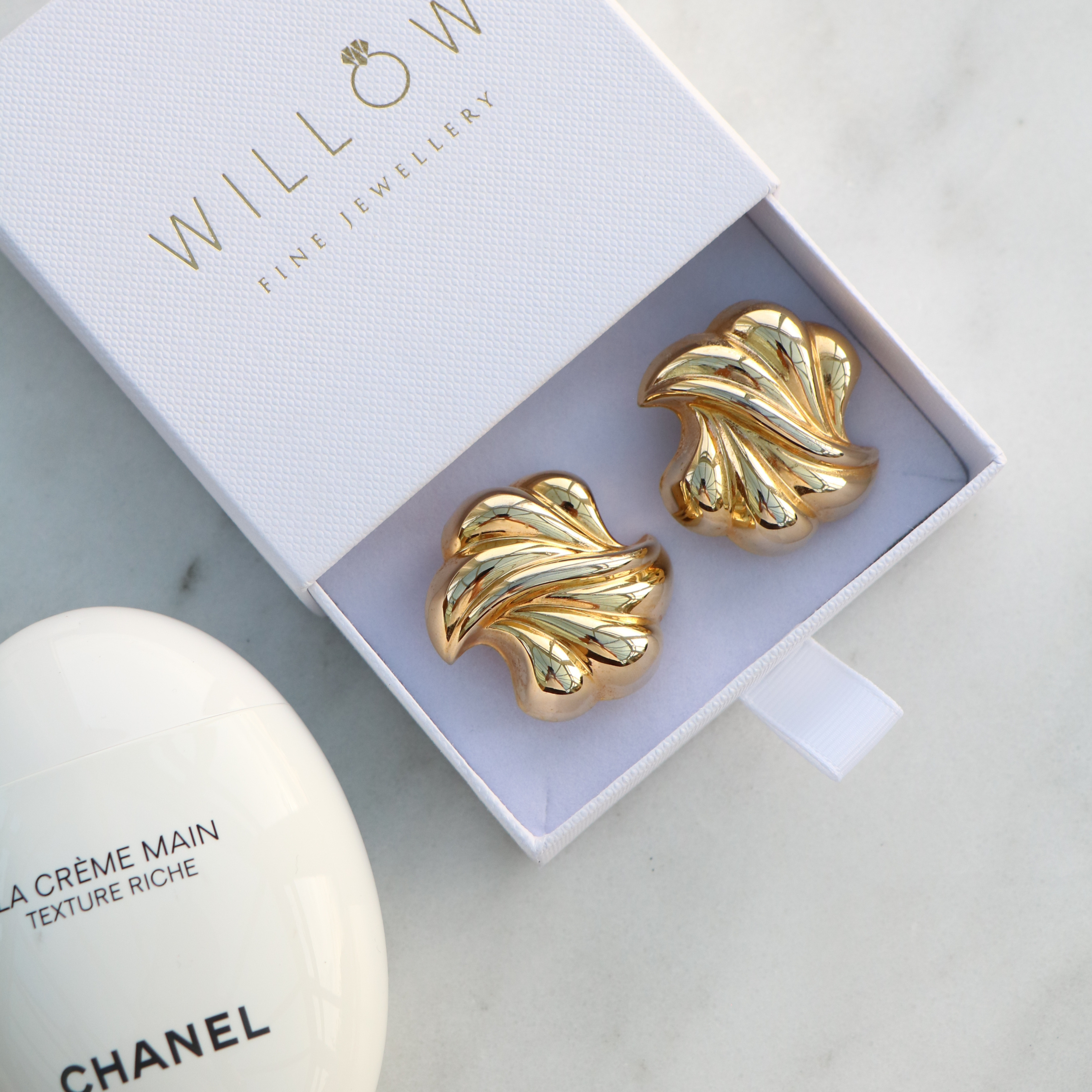 WillowFineJewellery Vintage large statement earrings