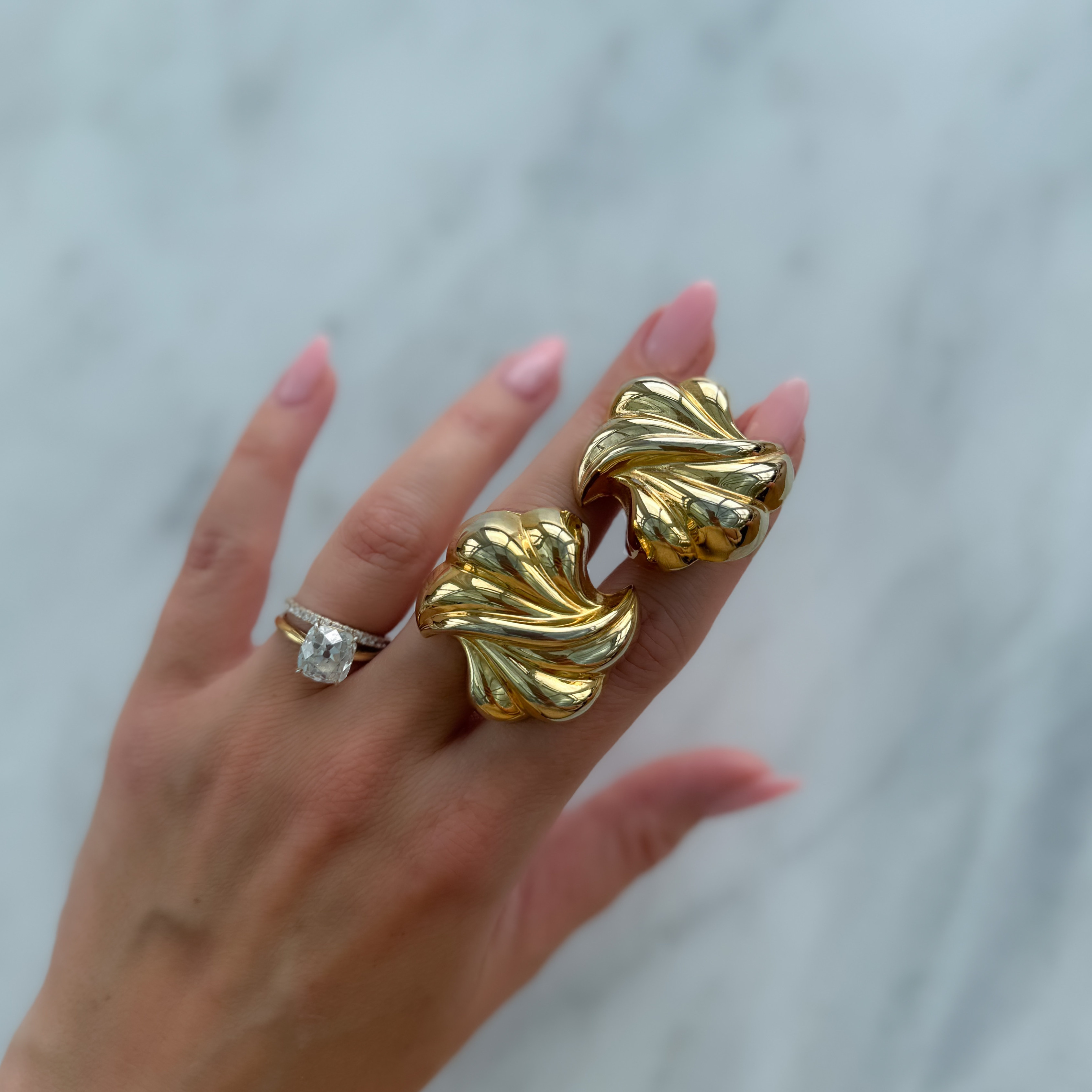 WillowFineJewellery Vintage large statement earrings