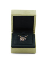 www.LuxuryVault.London VAN CLEEF & ARPELS 2023 Holiday Pendant Necklace Silver Obsidian & Rose Gold with Single Diamond
