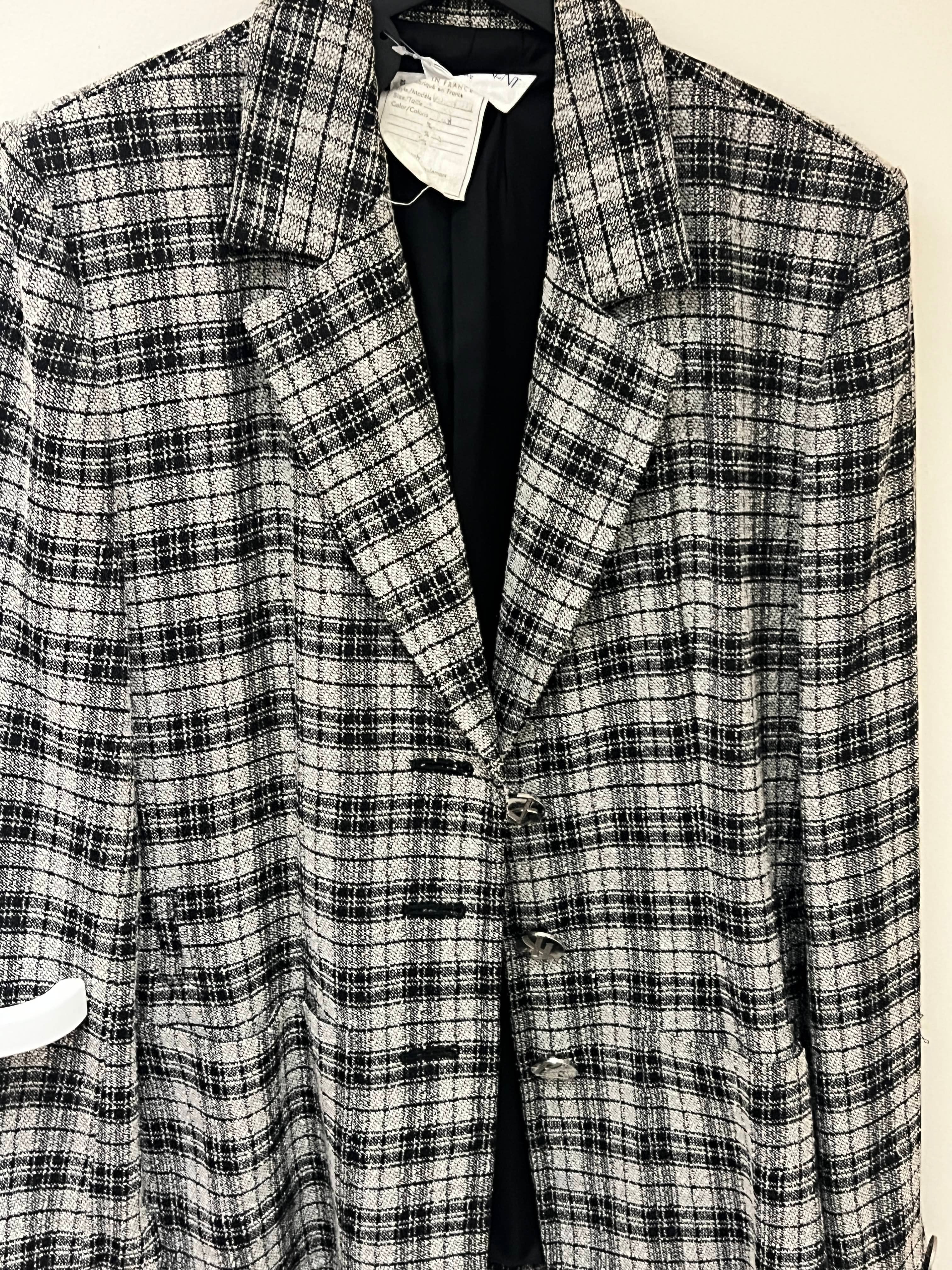 YSL Vintage YSL grey jacket AKC1279
