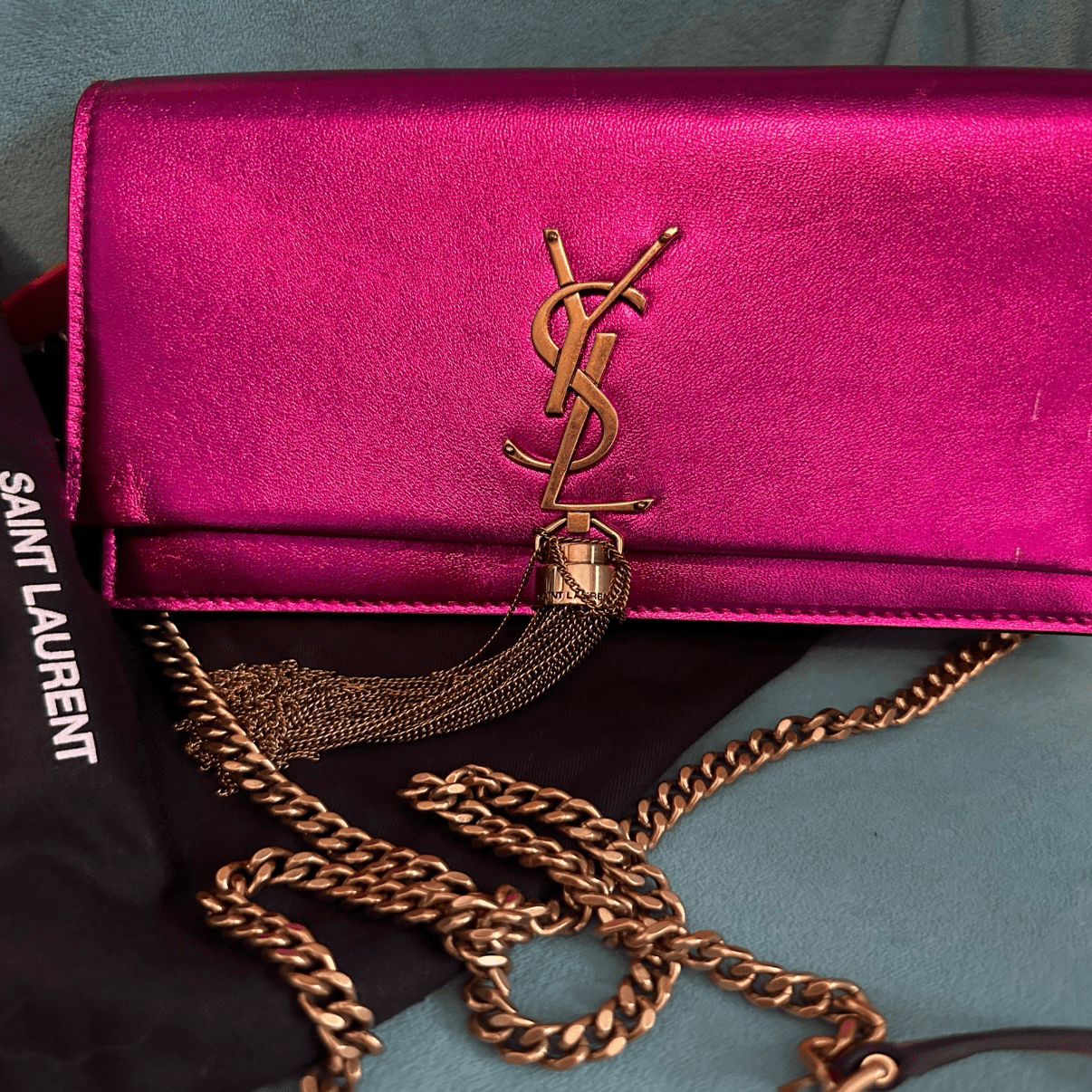 YSL YSL Shinny Pink Kate AKC0533