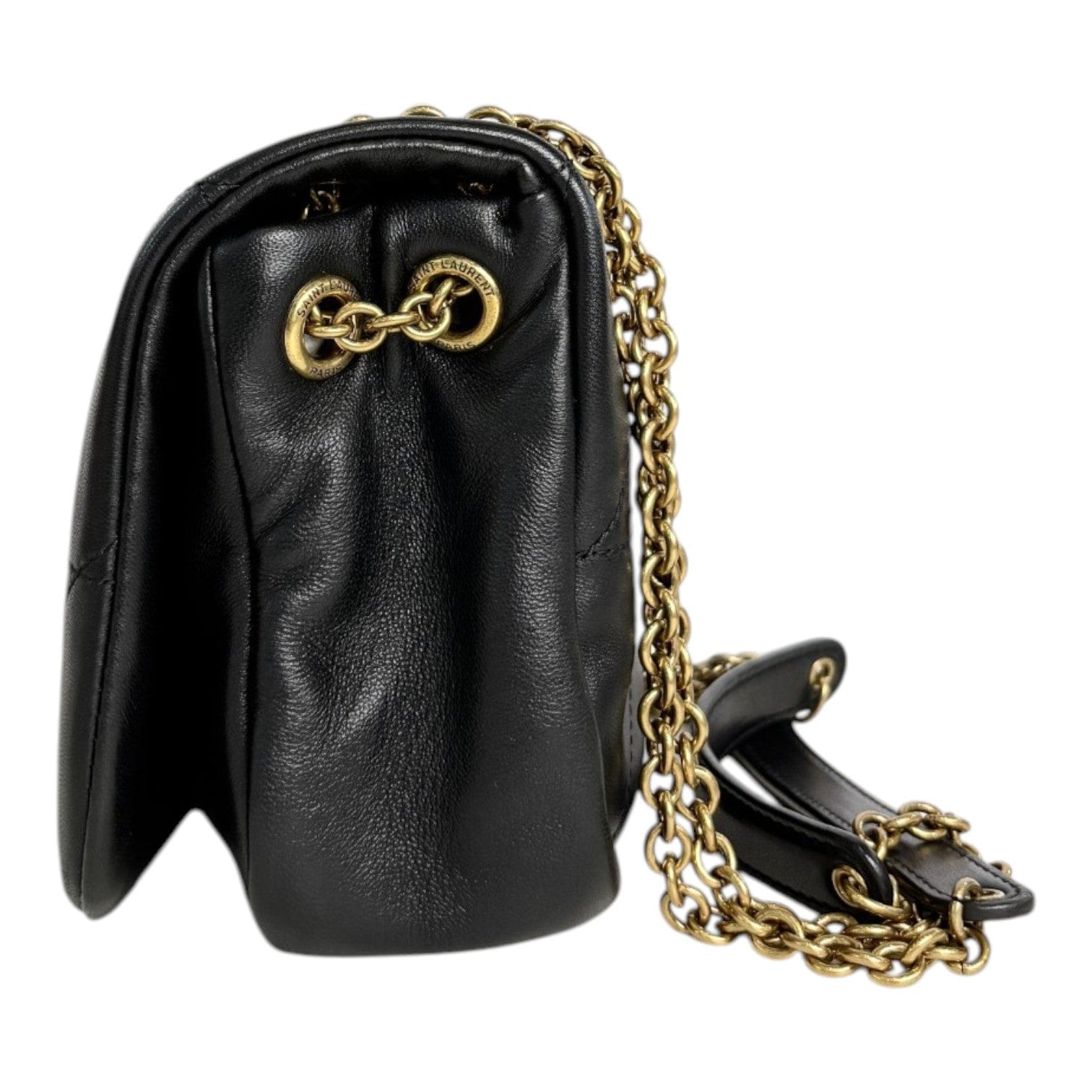 YSL YSL Black Mini Jamie Shoulder Bag with Gold Hardware