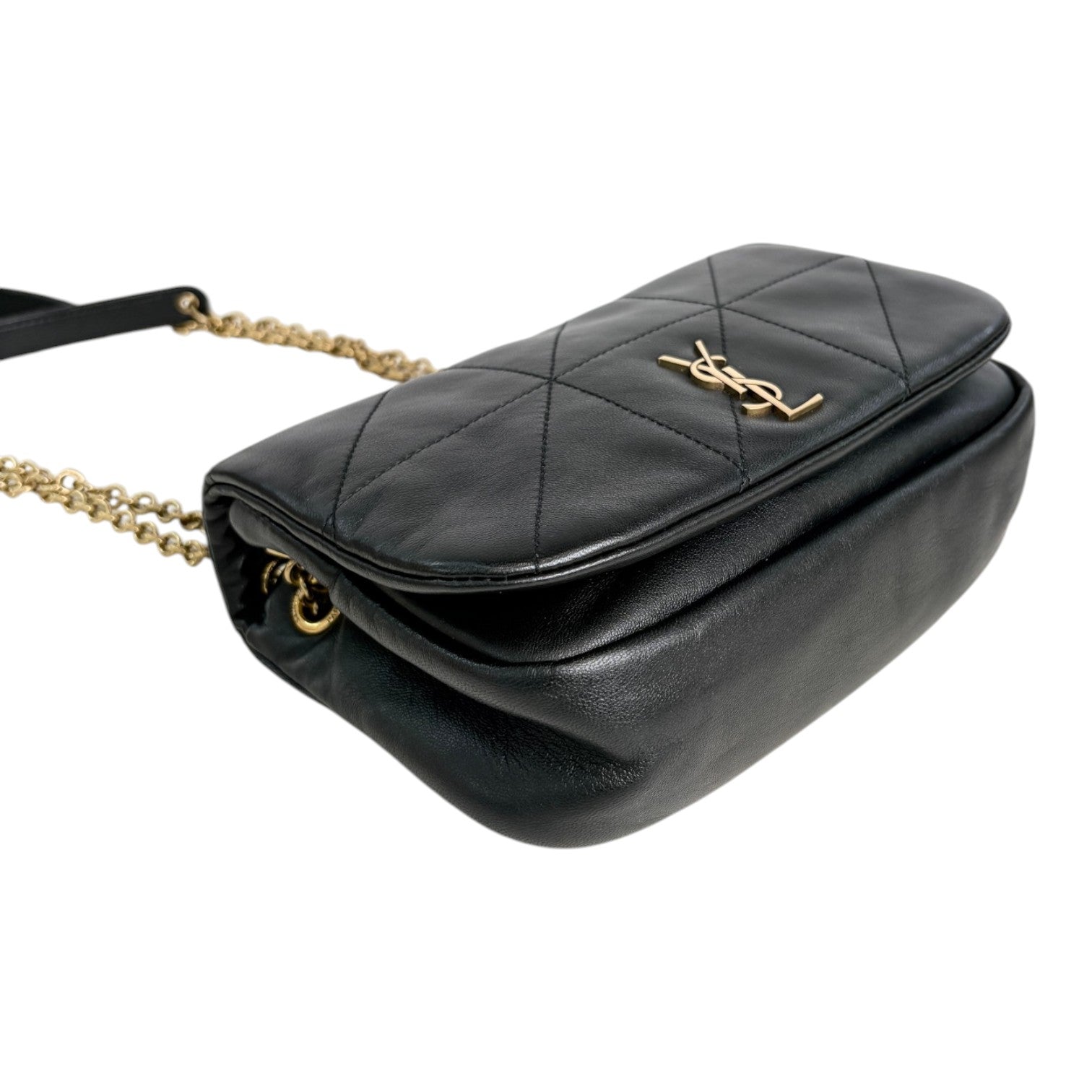 YSL YSL Black Mini Jamie Shoulder Bag with Gold Hardware