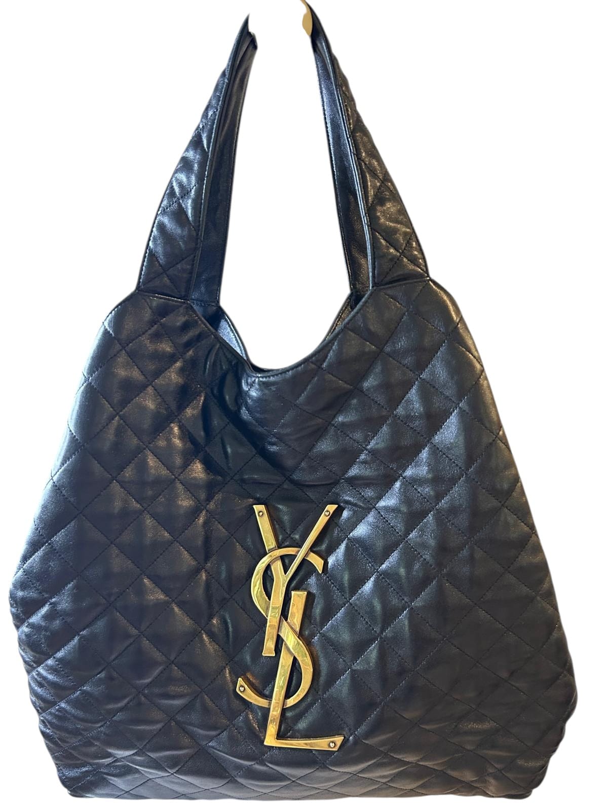 YSL YSL Icare Maxi Quilted Shopping Tote Bag