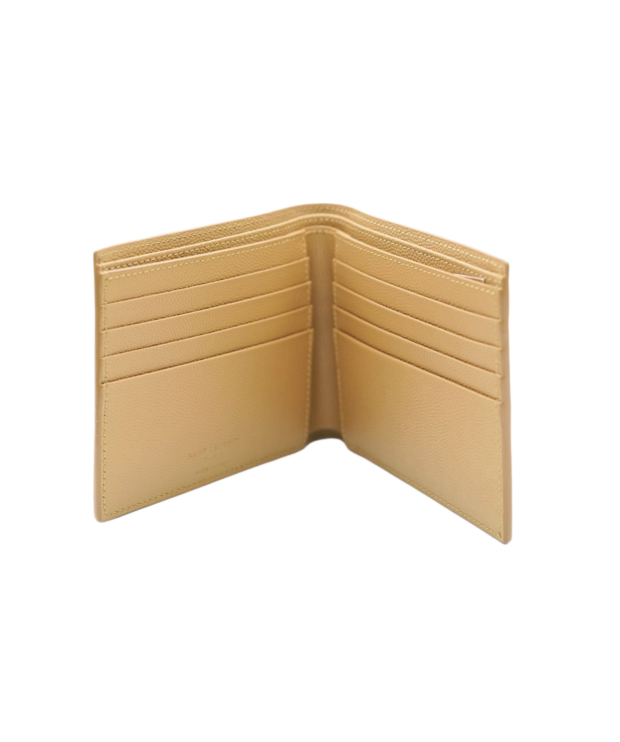 Yves Saint Laurent Saint Laurent Grain de Poudre Bifold Wallet Sea Salt AKL0018