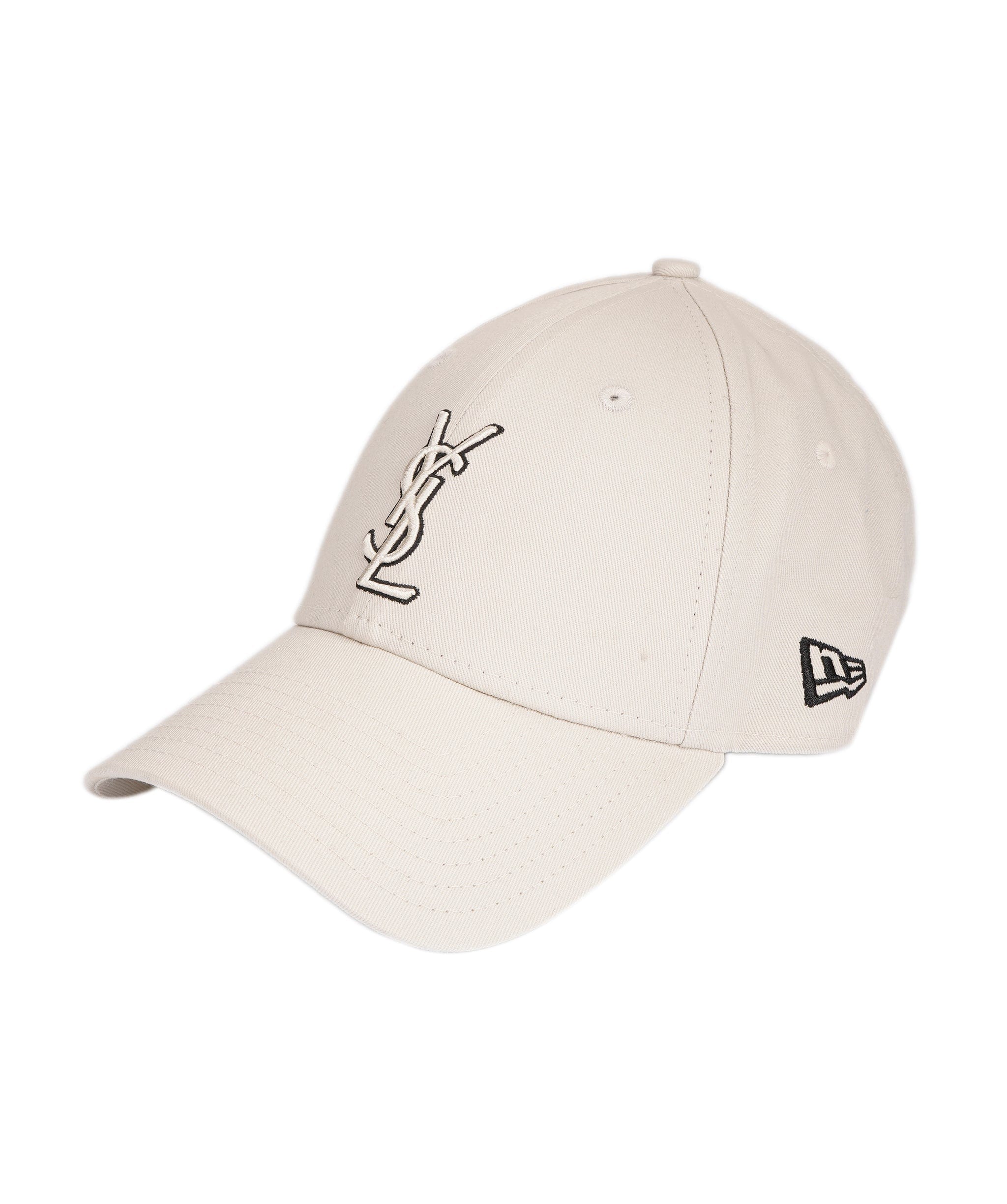 Saint Laurent Paris Logo Washed Cap NEW ERA CAP IN FLEECE Saint